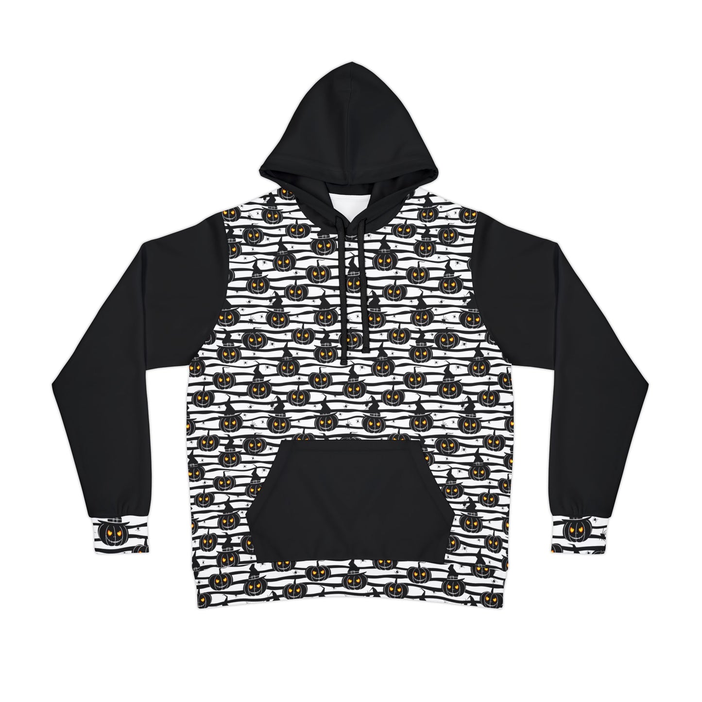 Stripes n Jack O lantern Hoodie