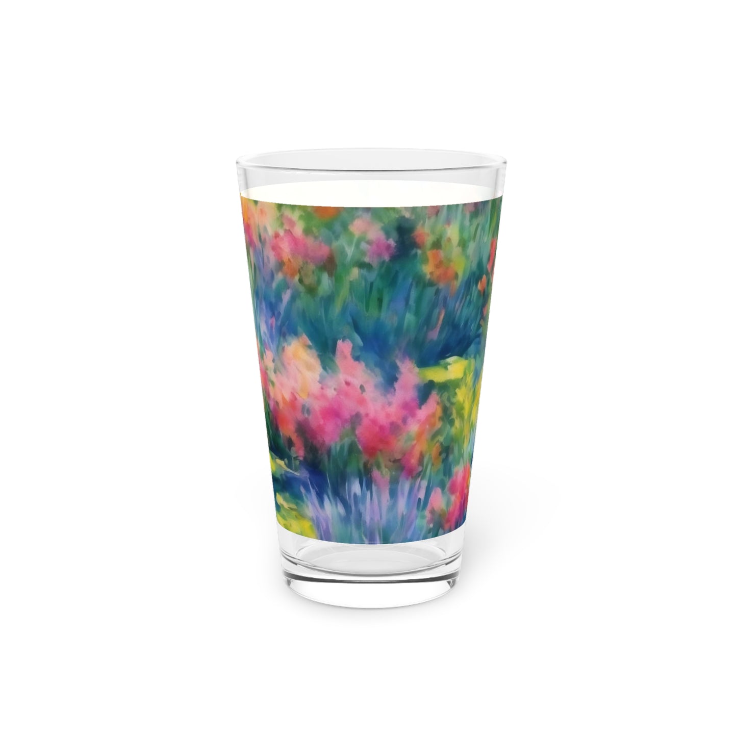 WILDFLOWER POND Pint Glass, 16oz