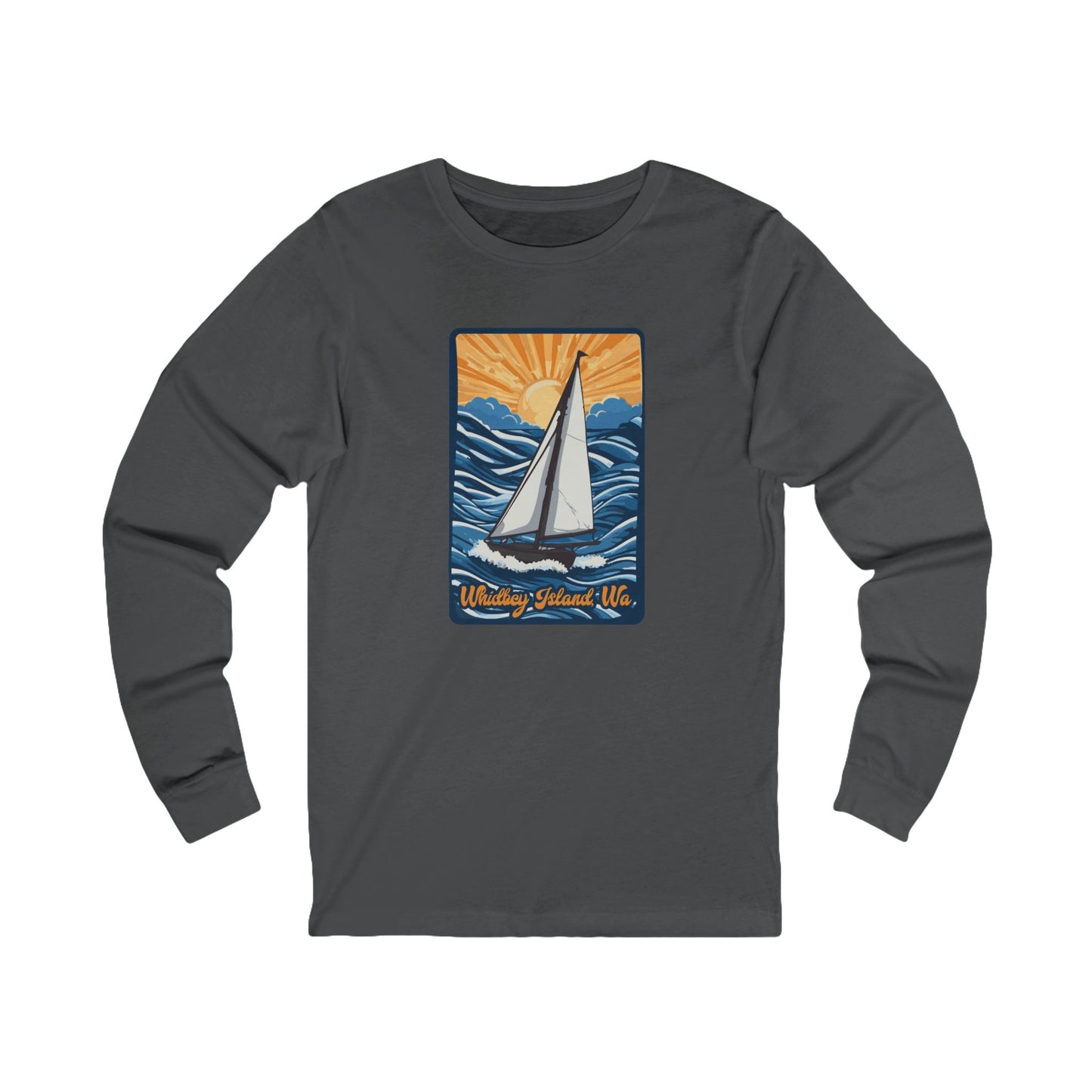 WHIDBEY ISLAND WA Unisex Jersey Long Sleeve Tee