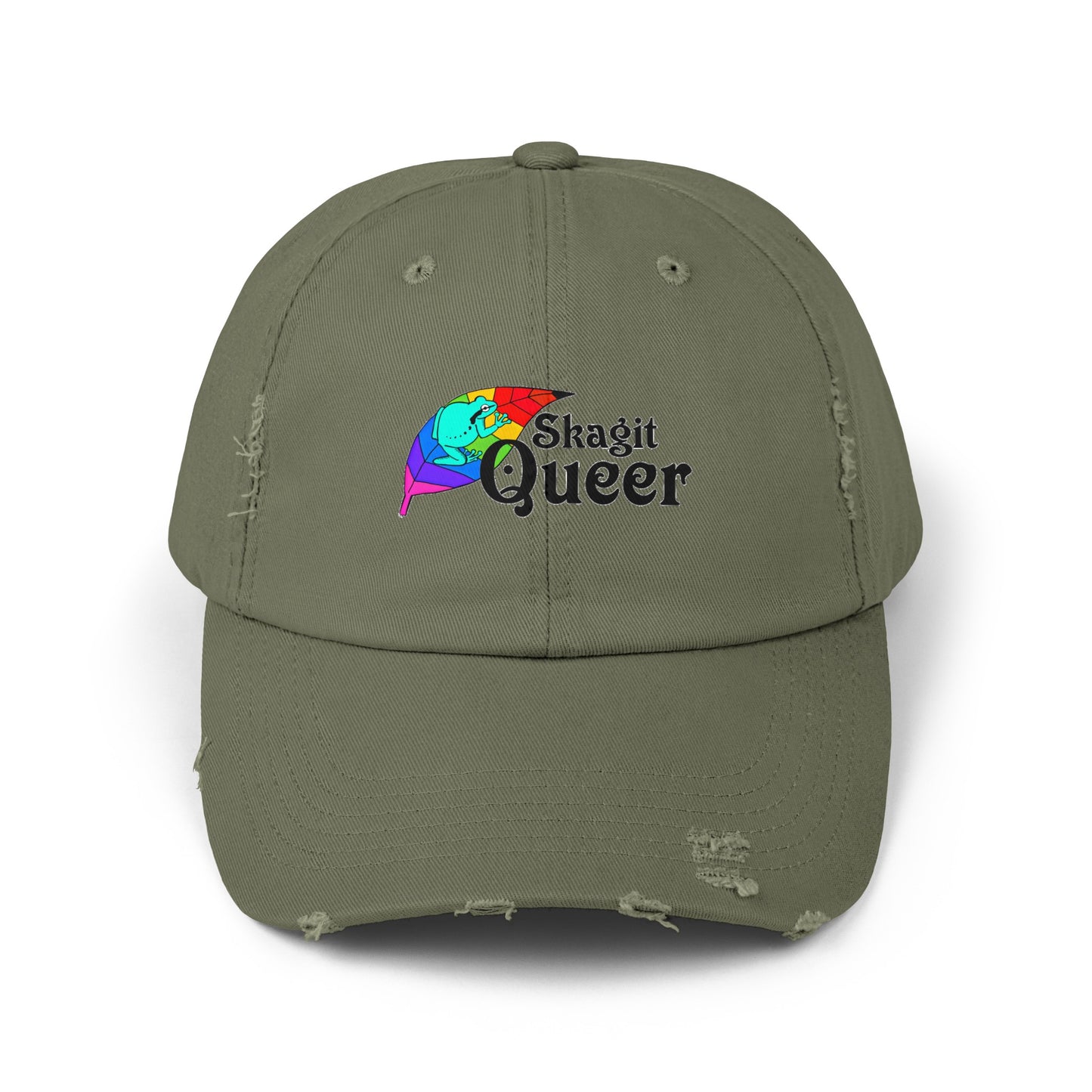 SKAGIT QUEER Unisex Distressed Cap