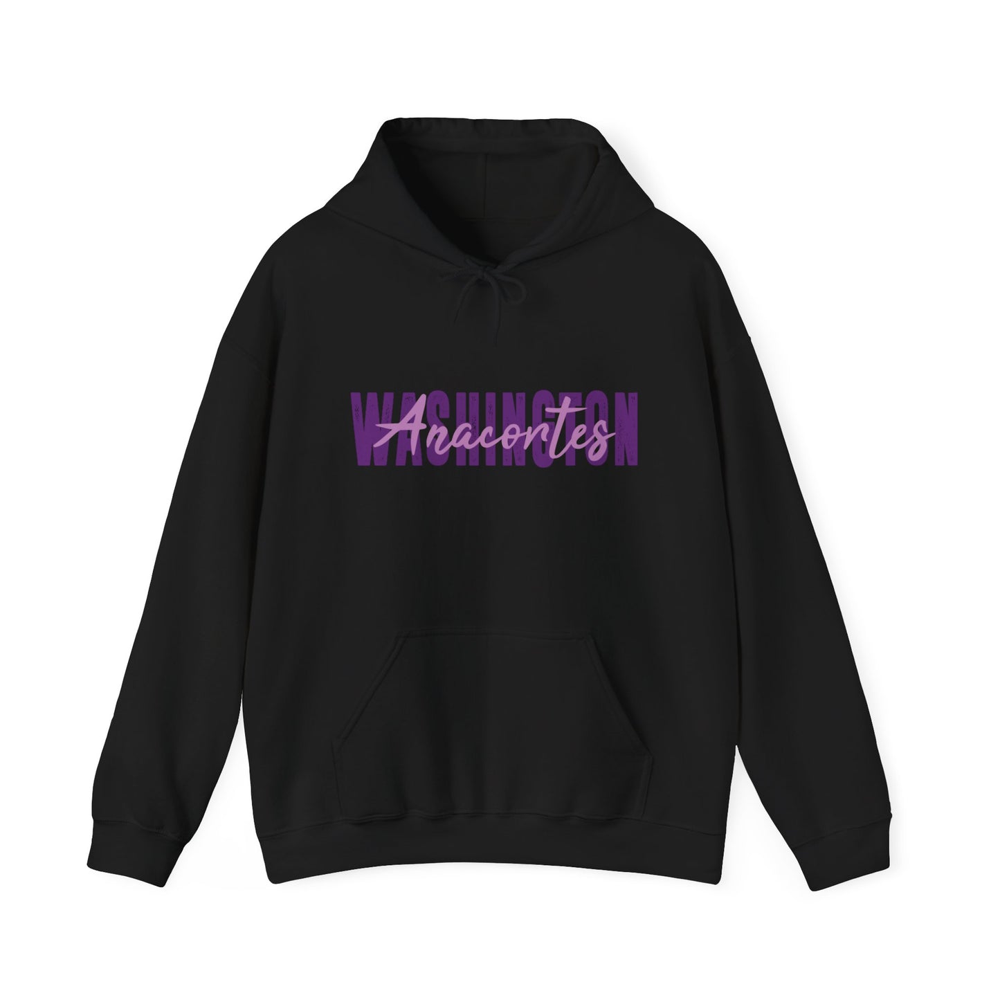 ANACORTES WASHINGTON TEXT Unisex Heavy Blend™ Hooded Sweatshirt