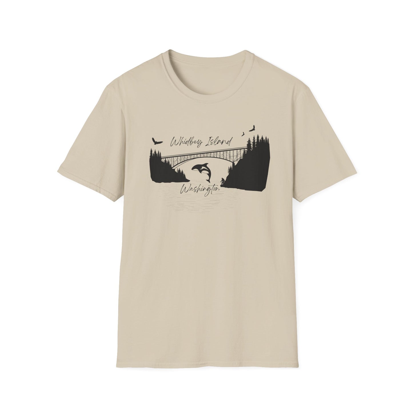 DECEPTION PASS BRIDGE, SCENE Unisex Softstyle T-Shirt
