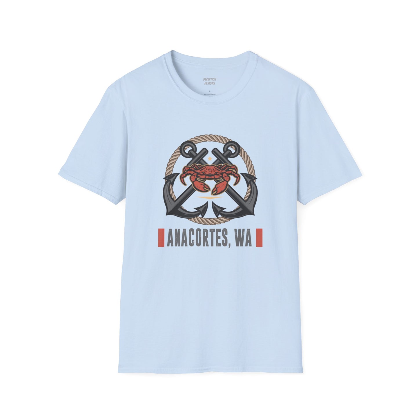 ANACORTES CRAB/ANCHOR Unisex Softstyle T-Shirt
