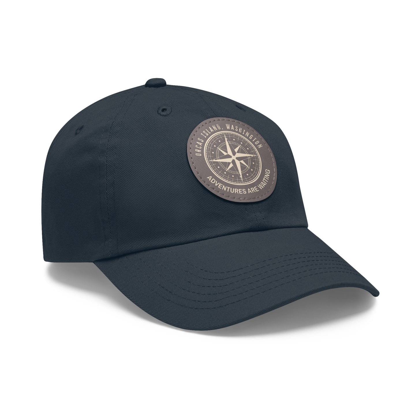 ORCAS COMPASS Hat with Leather Patch (Round)