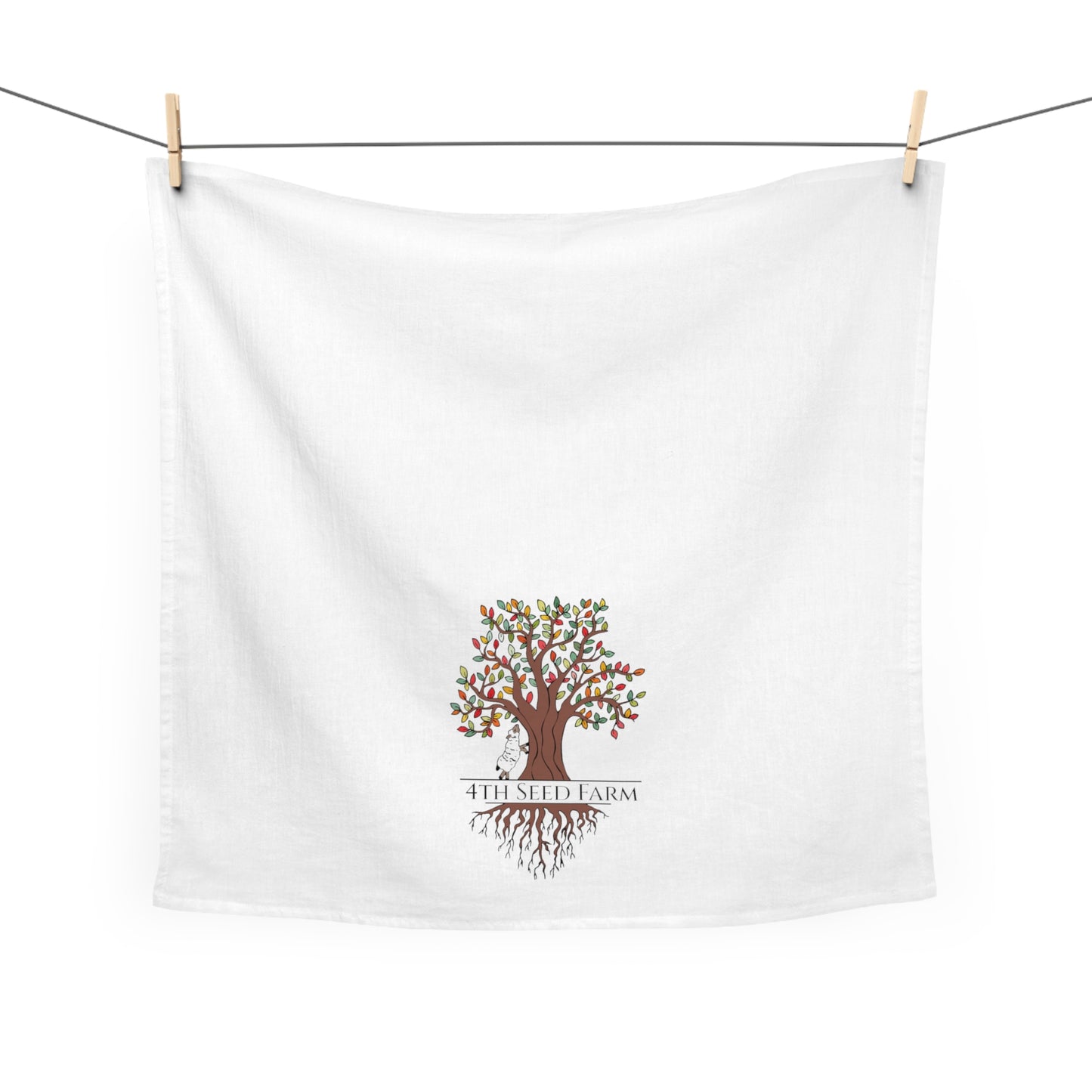 4TH SEED FARM Tea Towel