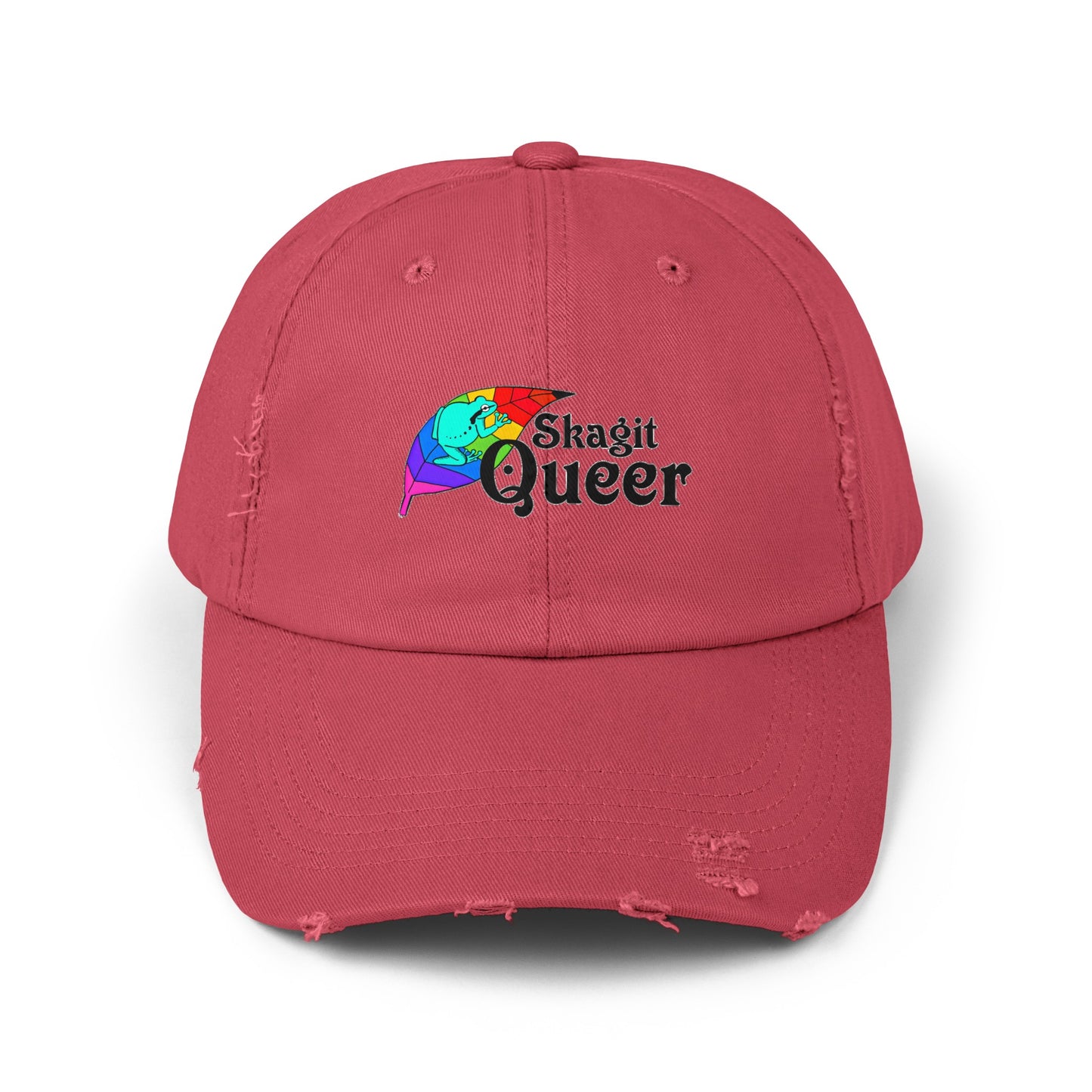 SKAGIT QUEER Unisex Distressed Cap