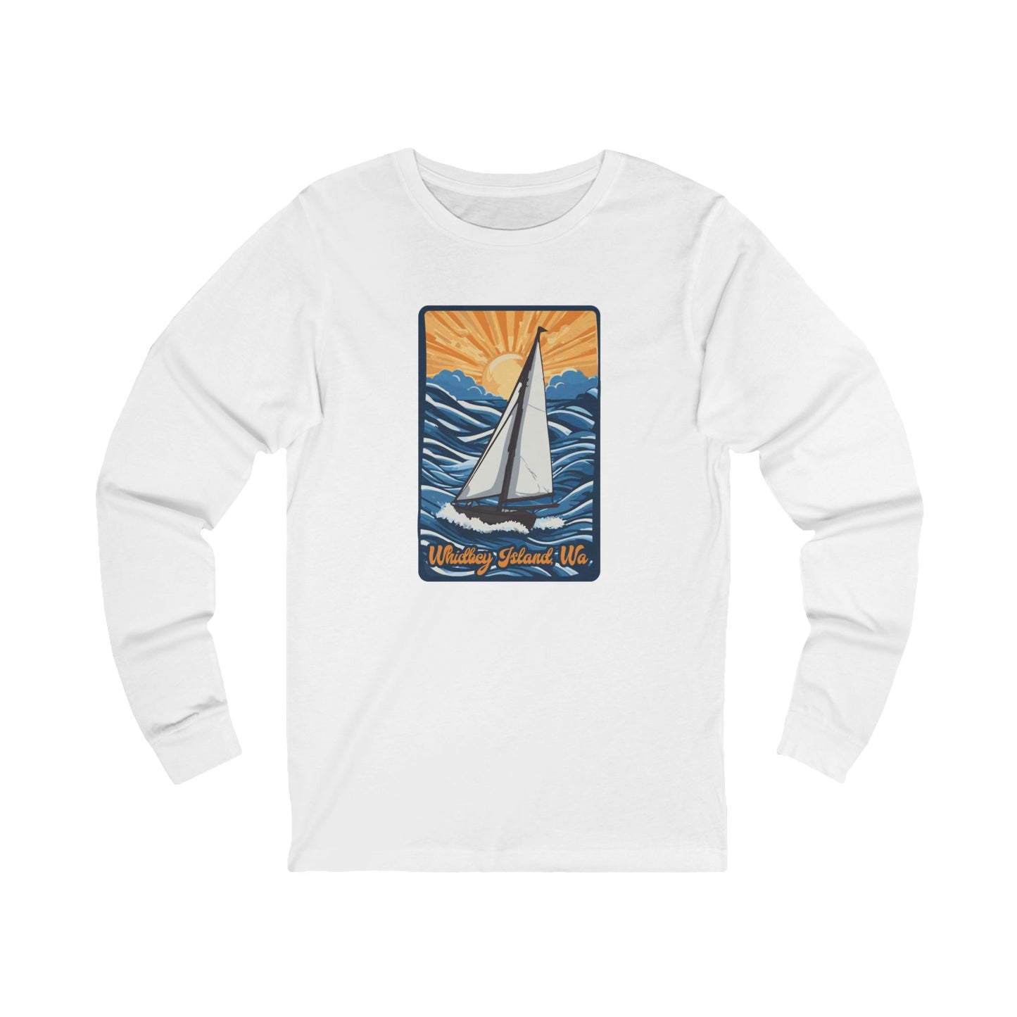 WHIDBEY ISLAND WA Unisex Jersey Long Sleeve Tee