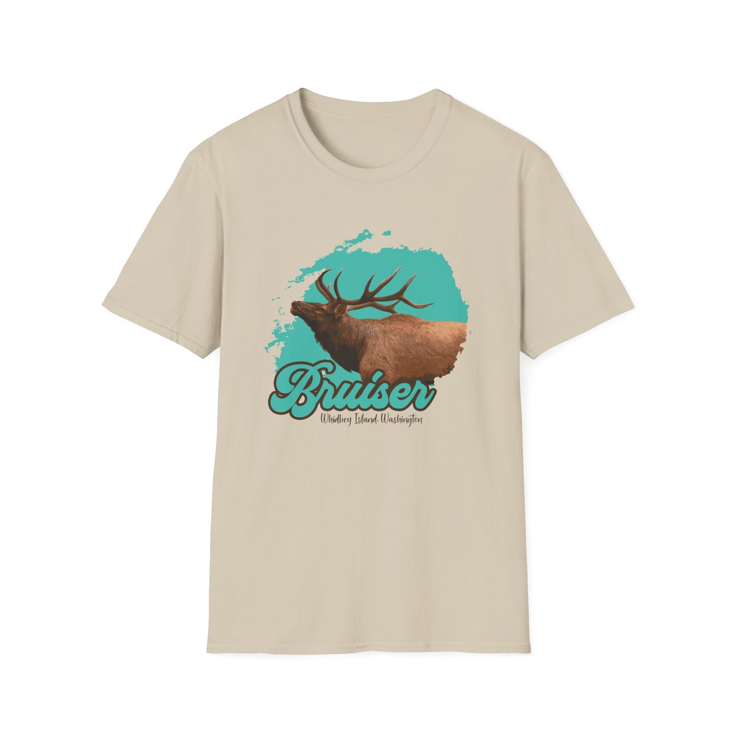 4 Bruiser - Whidbey Island Elk - Unisex Softstyle T-Shirt
