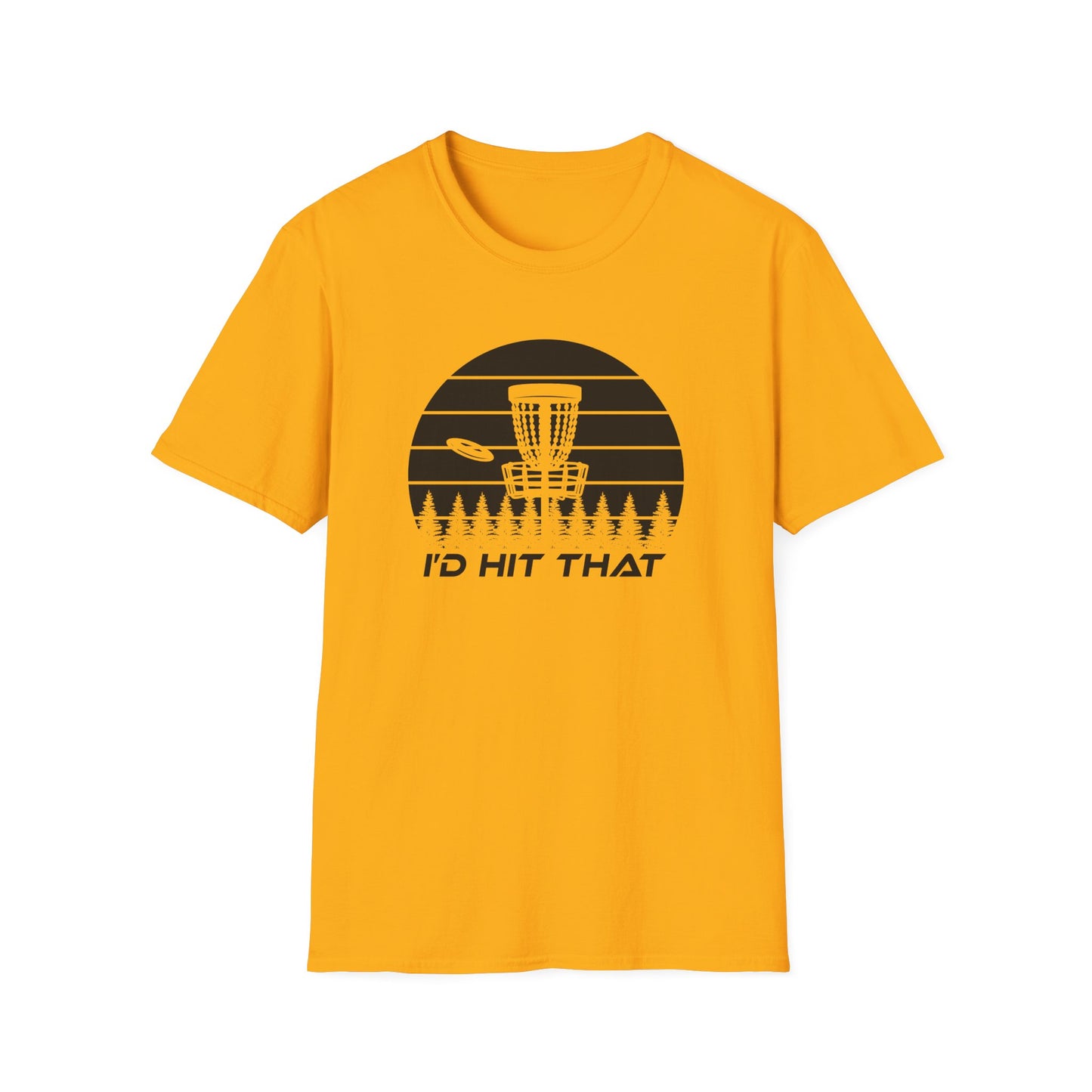 ID HIT THAT - DISC GOLF Unisex Softstyle T-Shirt