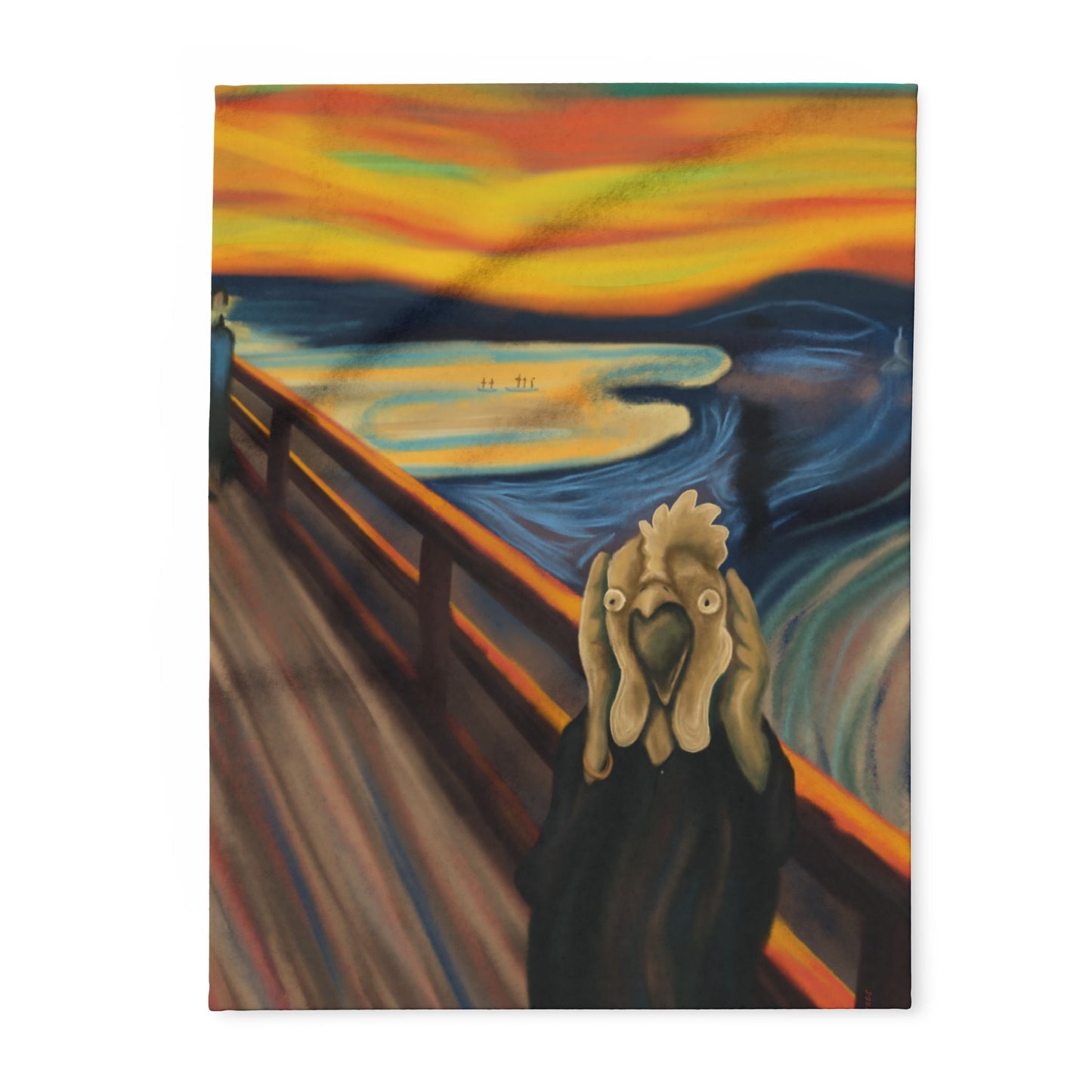 THE CLUCK BY MONUES Arctic Fleece Blanket