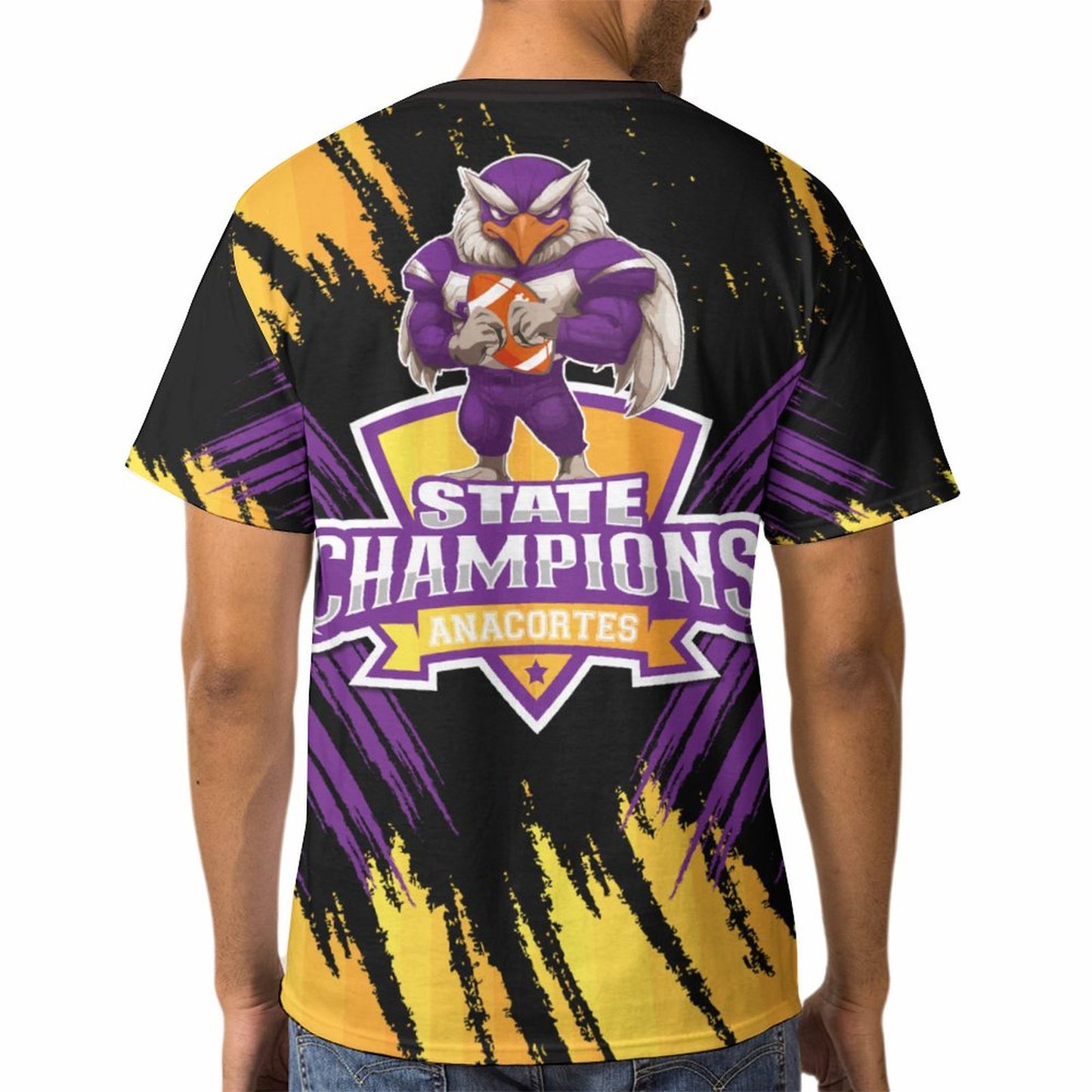 ANACORTES SEAHAWKS STATE CHAMP T-Shirt Short Sleeve