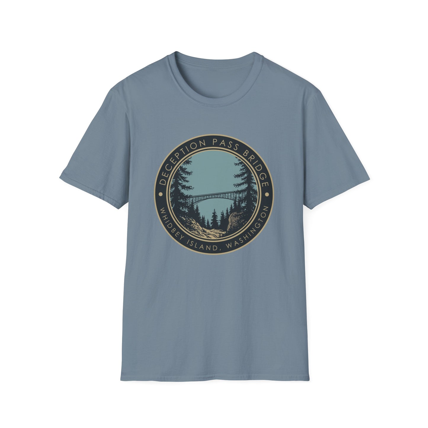 DECEPTION PASS BRIDGE, LOOKOUT Unisex Softstyle T-Shirt