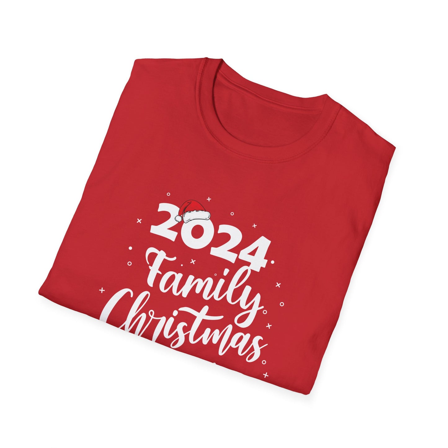 FAMILY CHRISTMAS 2024 JOY Unisex Softstyle T-Shirt