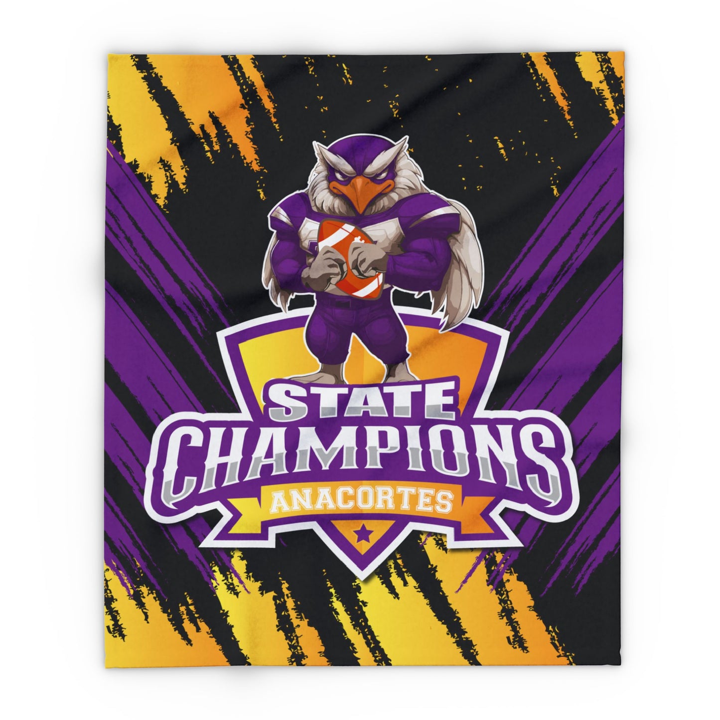 ANACORTES SEAHAWKS STATE CHAMP Arctic Fleece Blanket