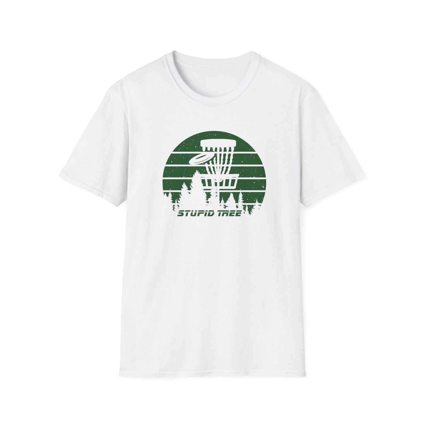 STUPID TREE DISC GOLF Unisex Softstyle T-Shirt
