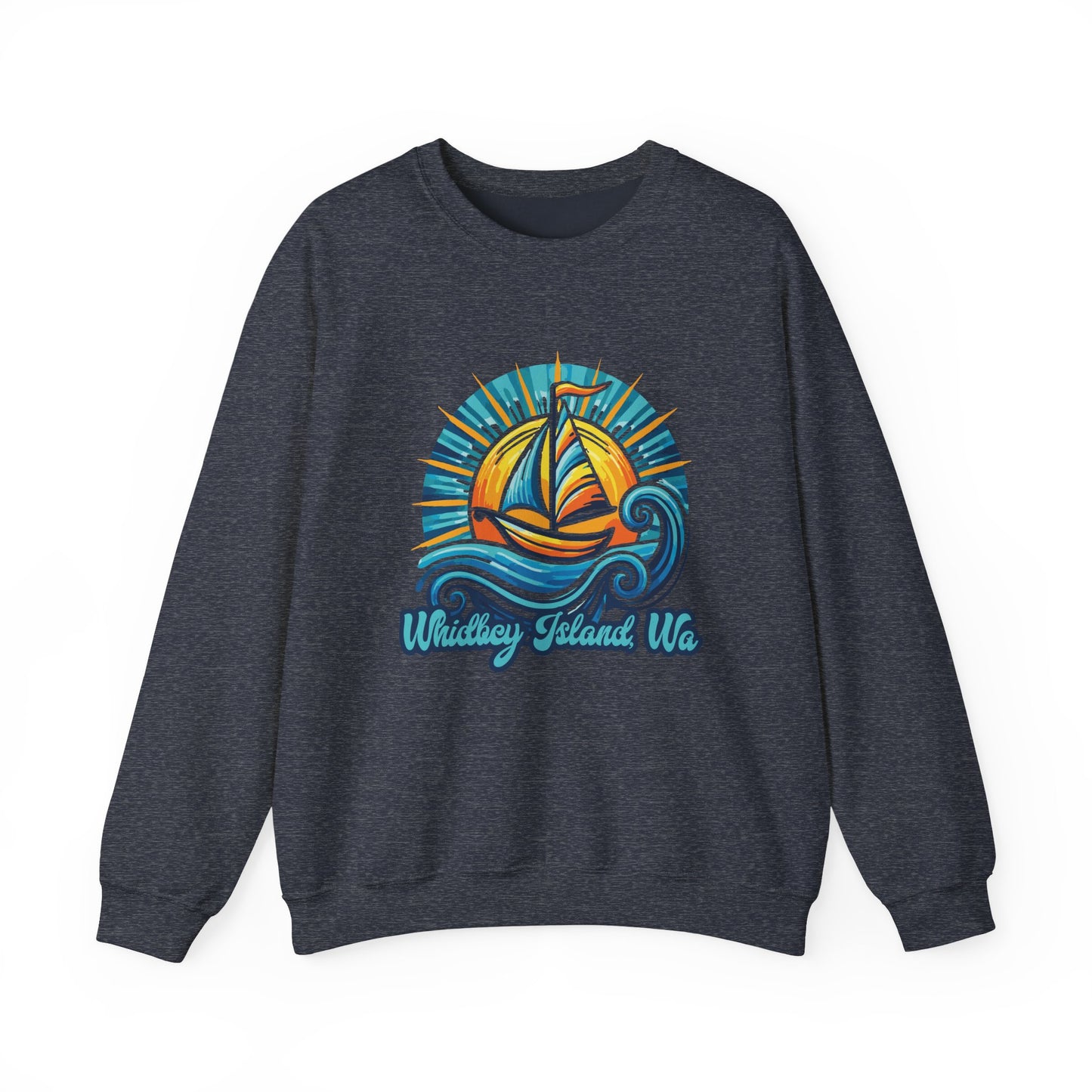 WHIDBEY ISLAND WA Celebrate Unisex Heavy Blend™ Crewneck Sweatshirt
