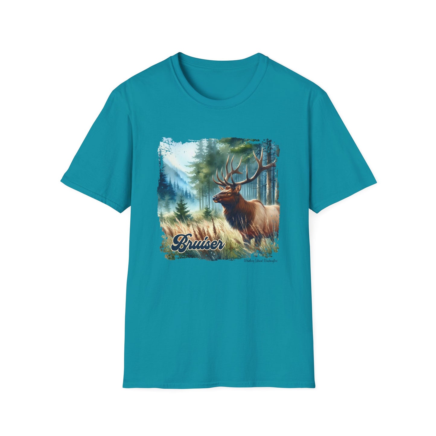 5 Bruiser - Whidbey Island Elk - Unisex Softstyle T-Shirt