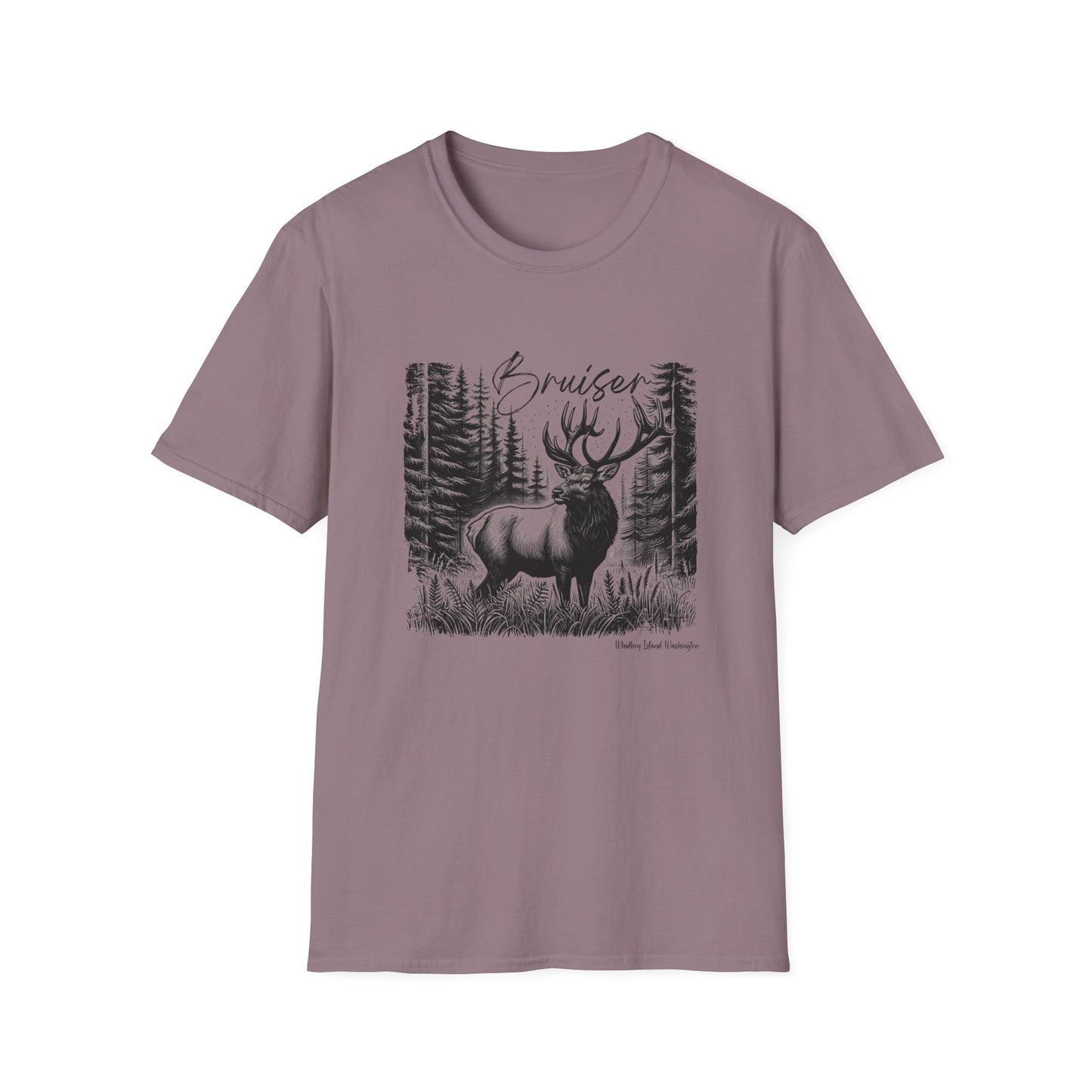 6 Bruiser - Whidbey Island Elk - Unisex Softstyle T-Shirt