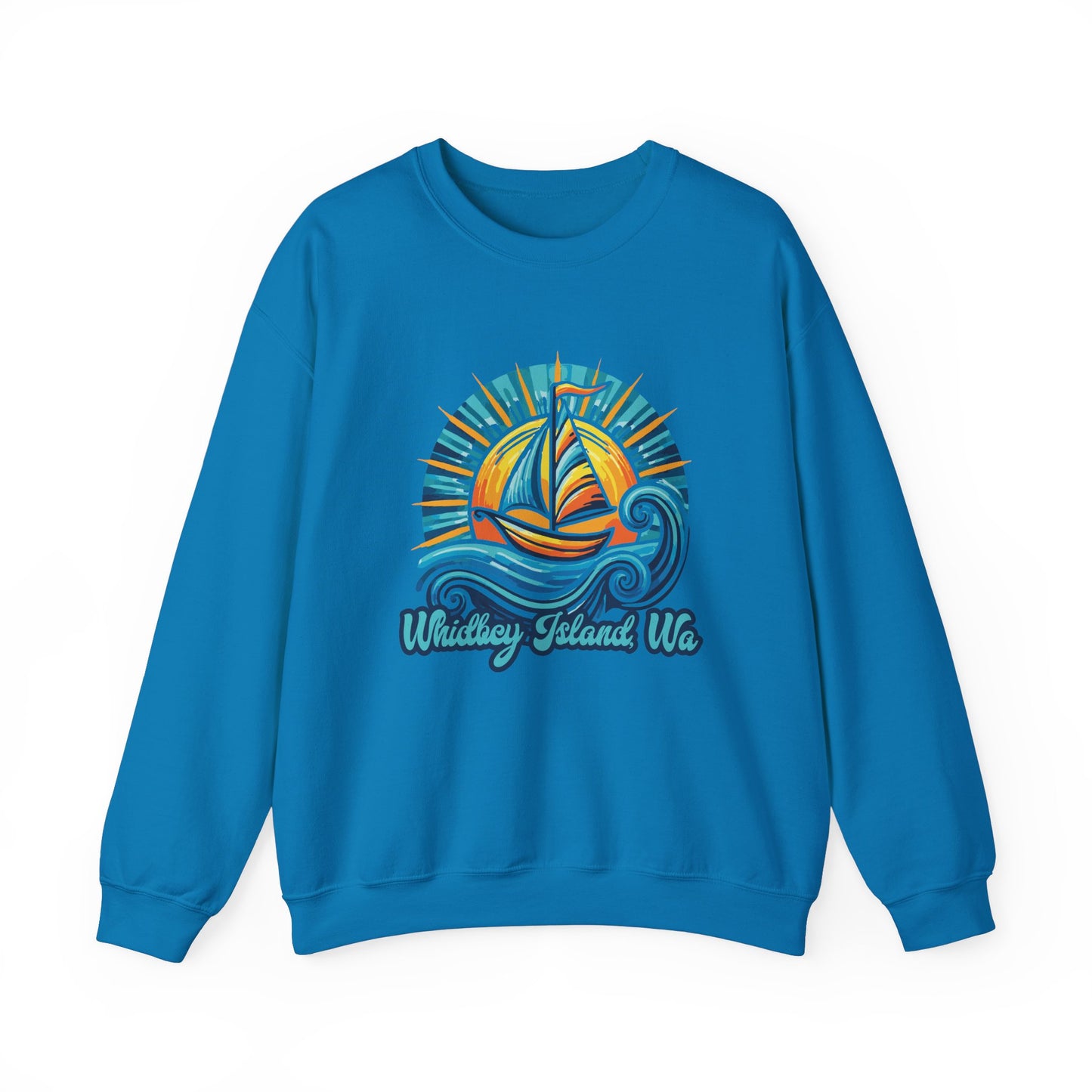 WHIDBEY ISLAND WA Celebrate Unisex Heavy Blend™ Crewneck Sweatshirt