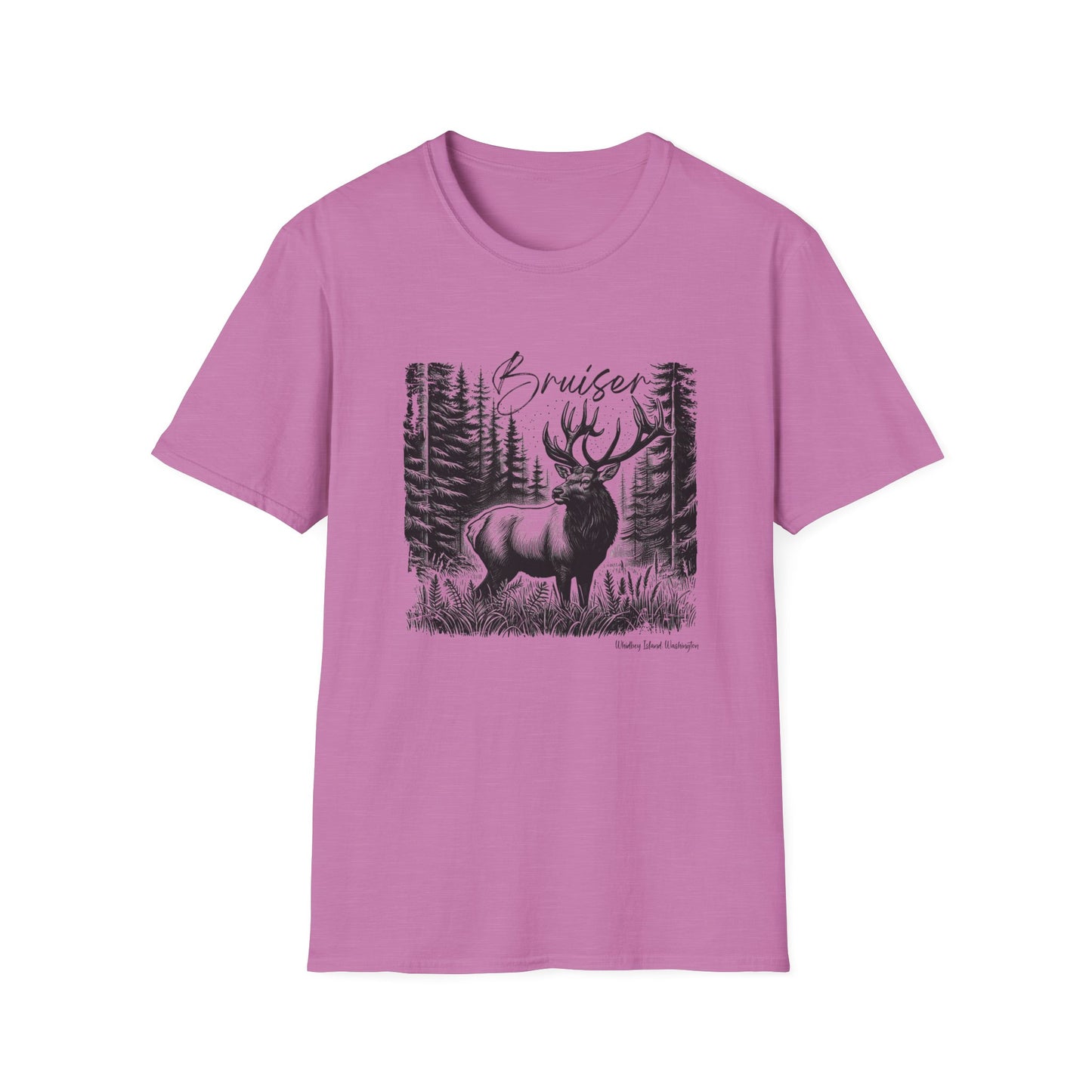 6 Bruiser - Whidbey Island Elk - Unisex Softstyle T-Shirt