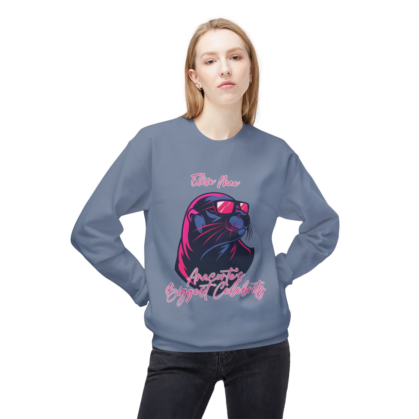 ELSIE MAE CELEBRITY Unisex Midweight Softstyle Fleece Crewneck Sweatshirt