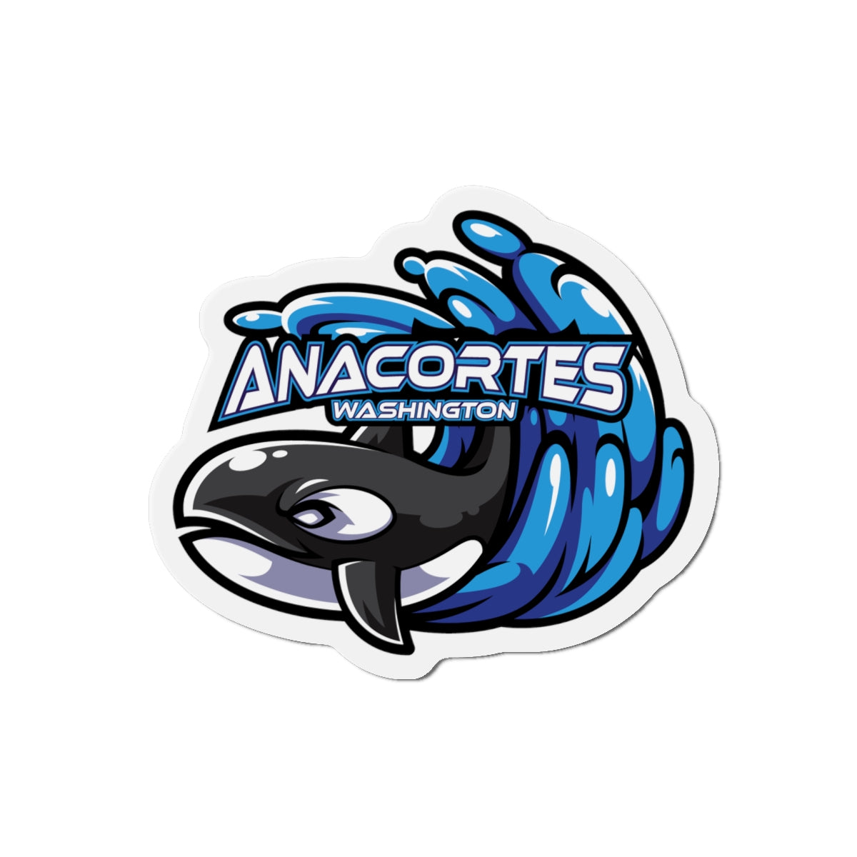 ANACORTES ORCA MASCOT Magnet