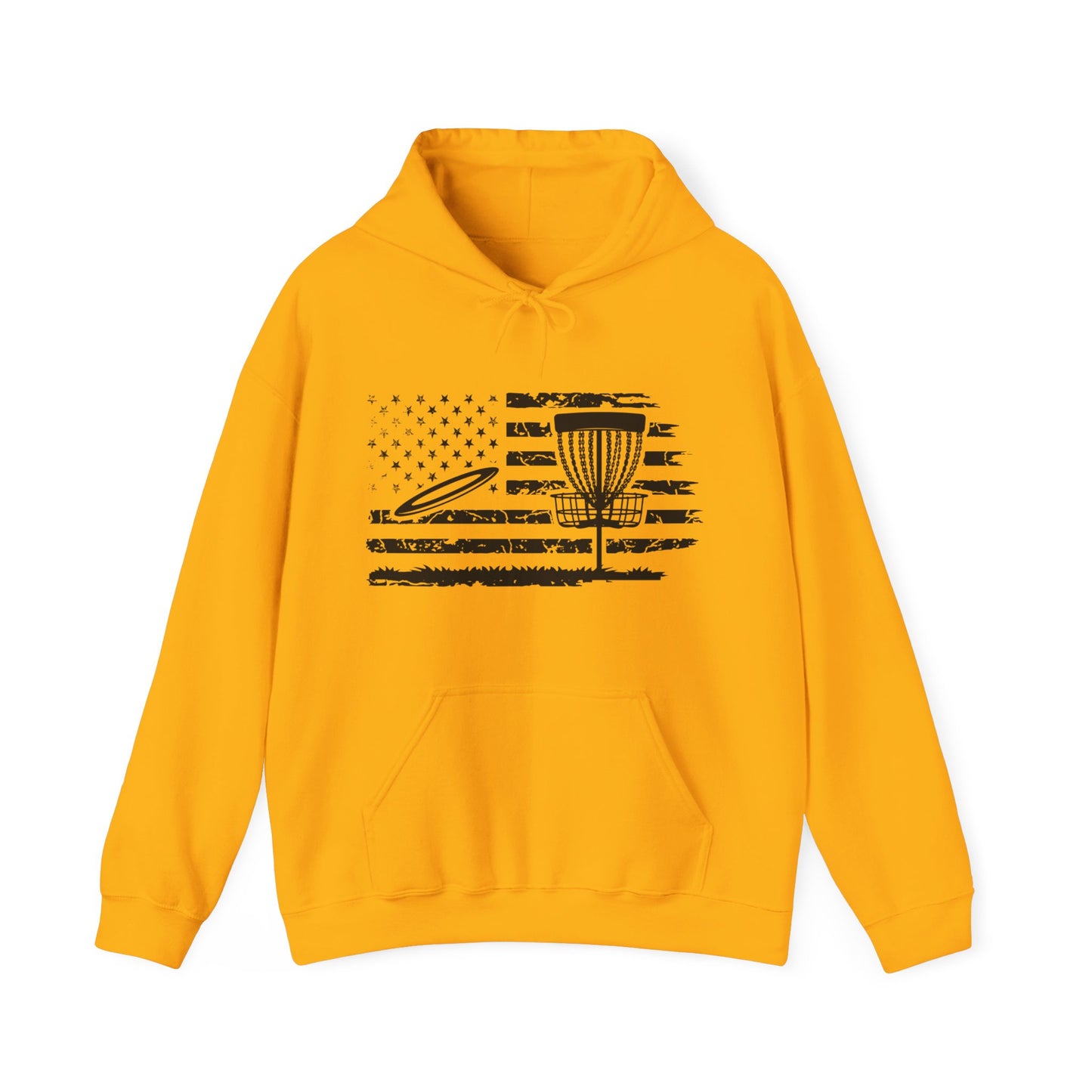 FLAG USA - DISC GOLF Unisex Heavy Blend™ Hooded Sweatshirt