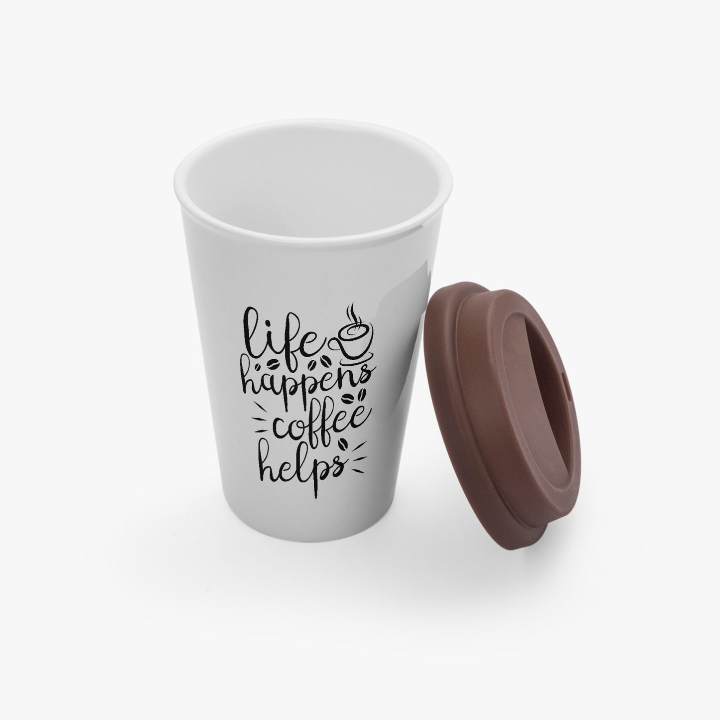 ADD YOUR TEXT! 11oz Classic Ceramic Water Cup