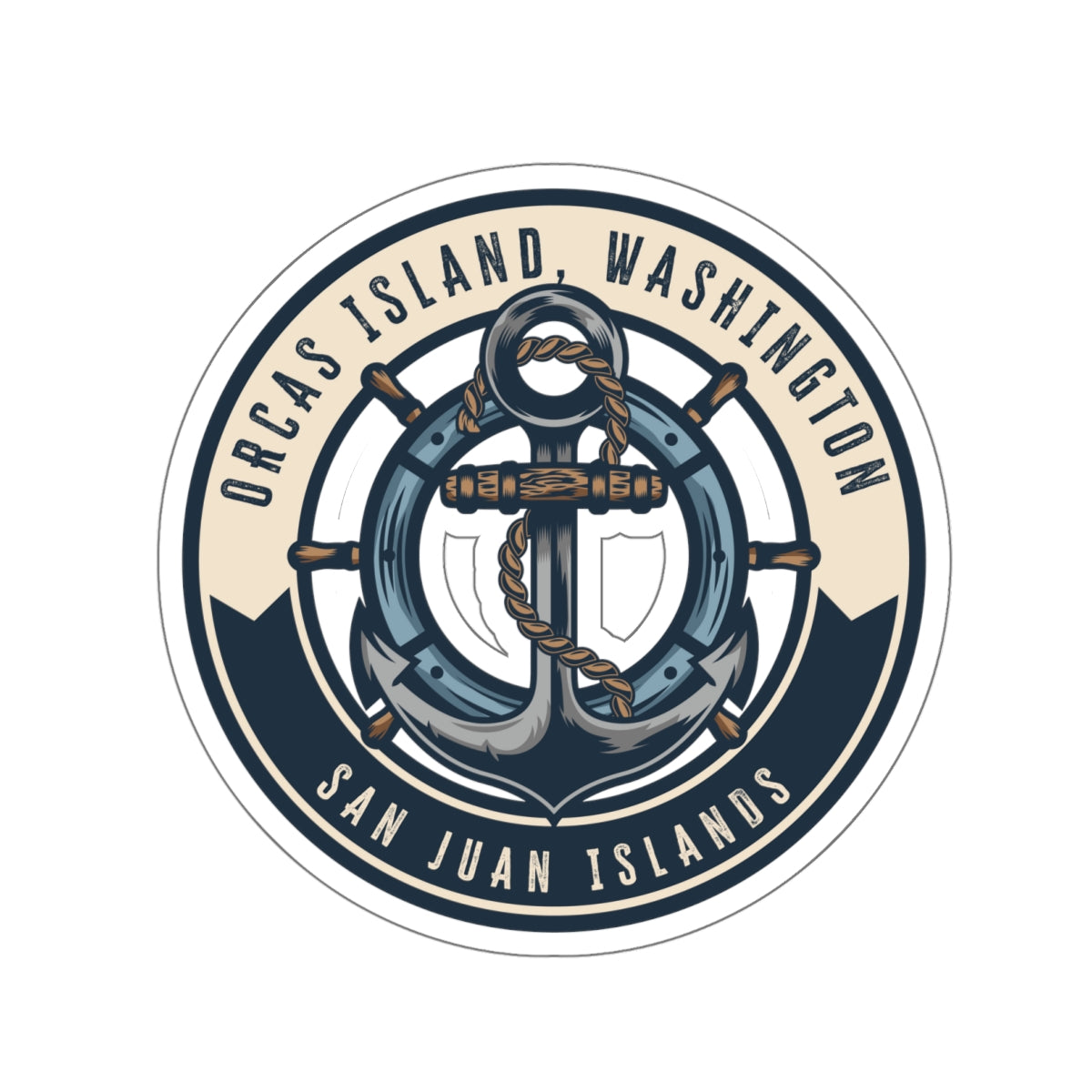 ORCAS ANCHOR Sticker