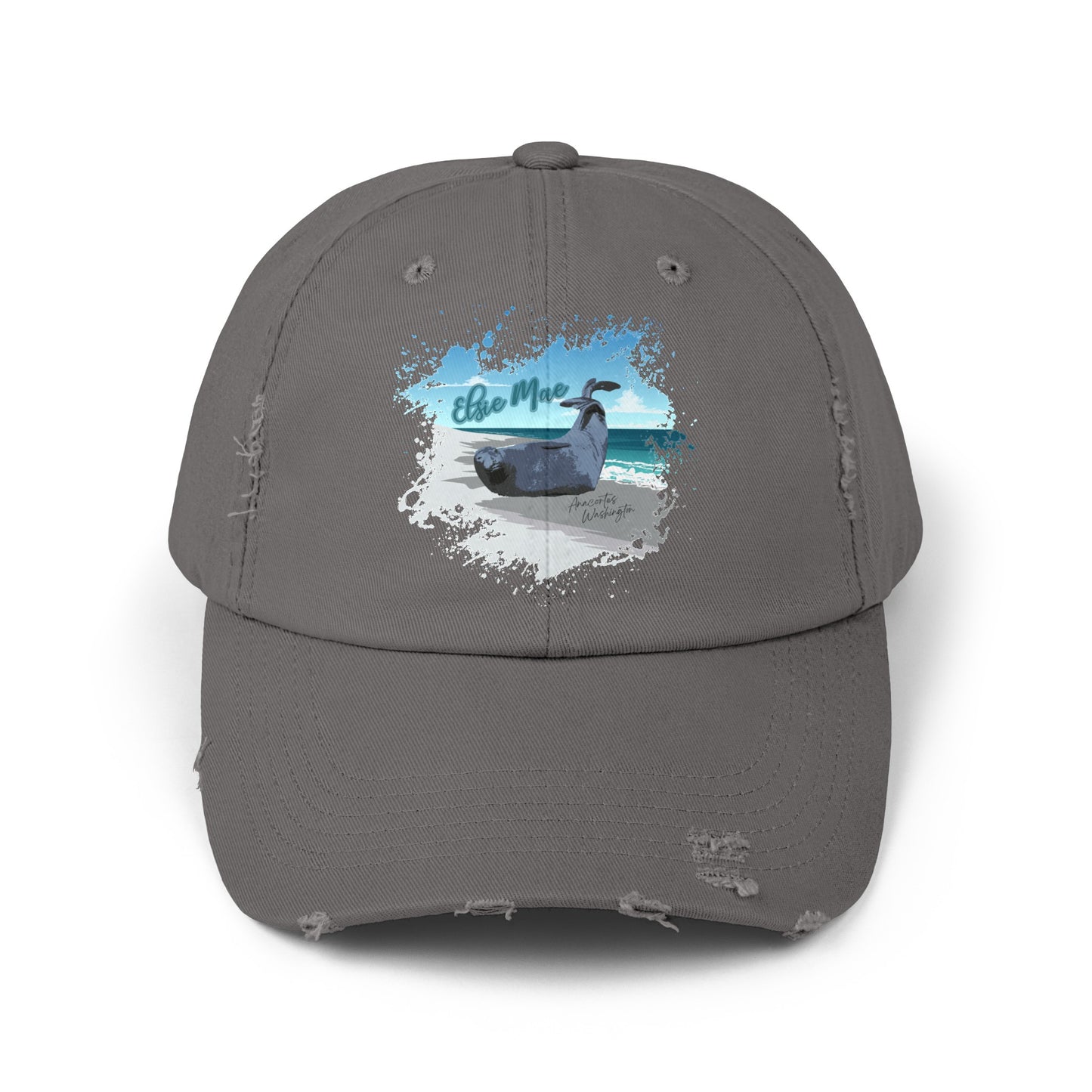 ELSIE Unisex Distressed Cap
