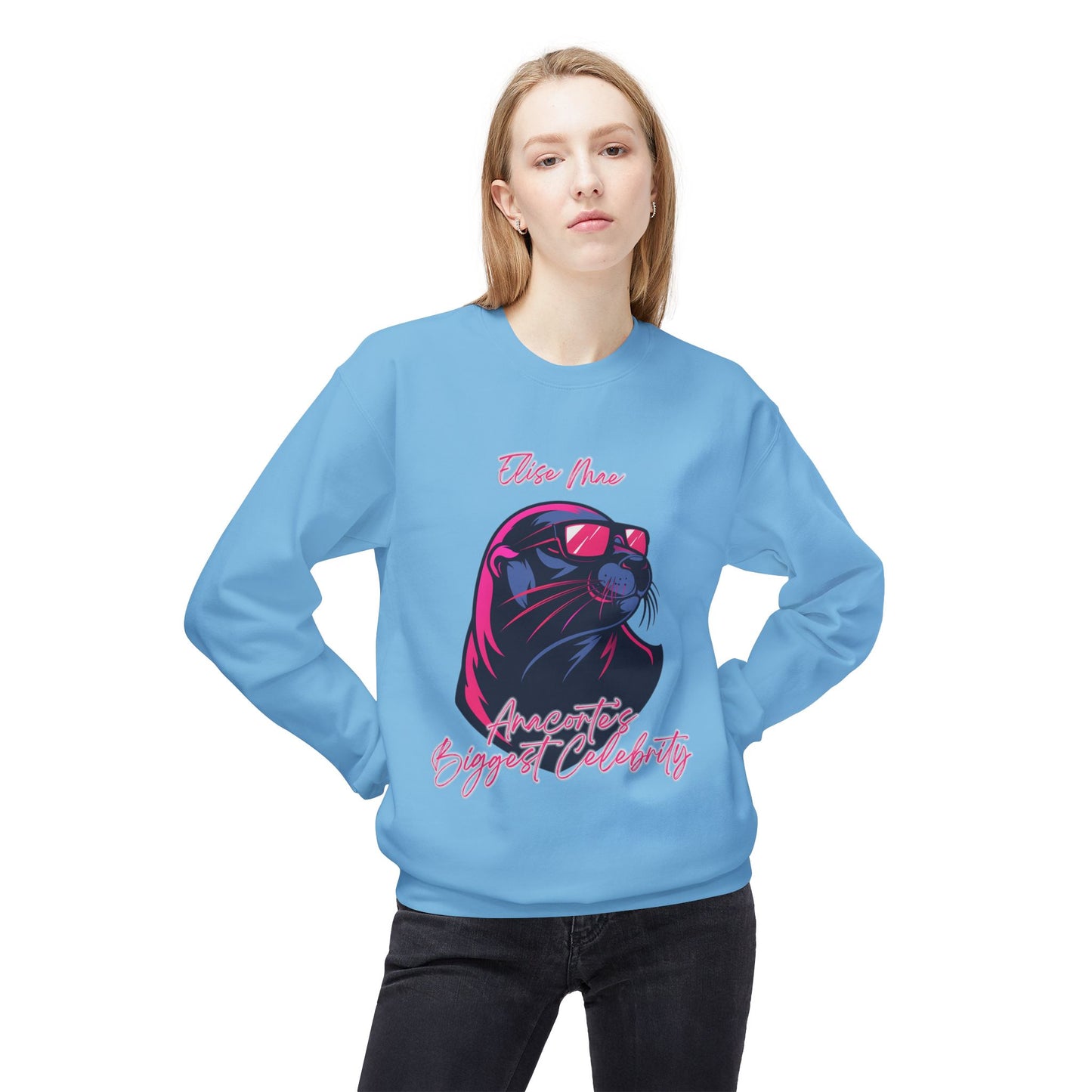 ELSIE MAE CELEBRITY Unisex Midweight Softstyle Fleece Crewneck Sweatshirt