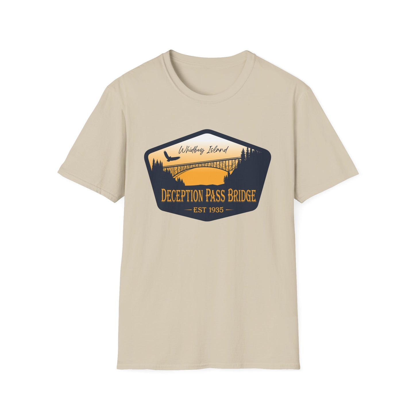 DECEPTION PASS BRIDGE, EST Unisex Softstyle T-Shirt