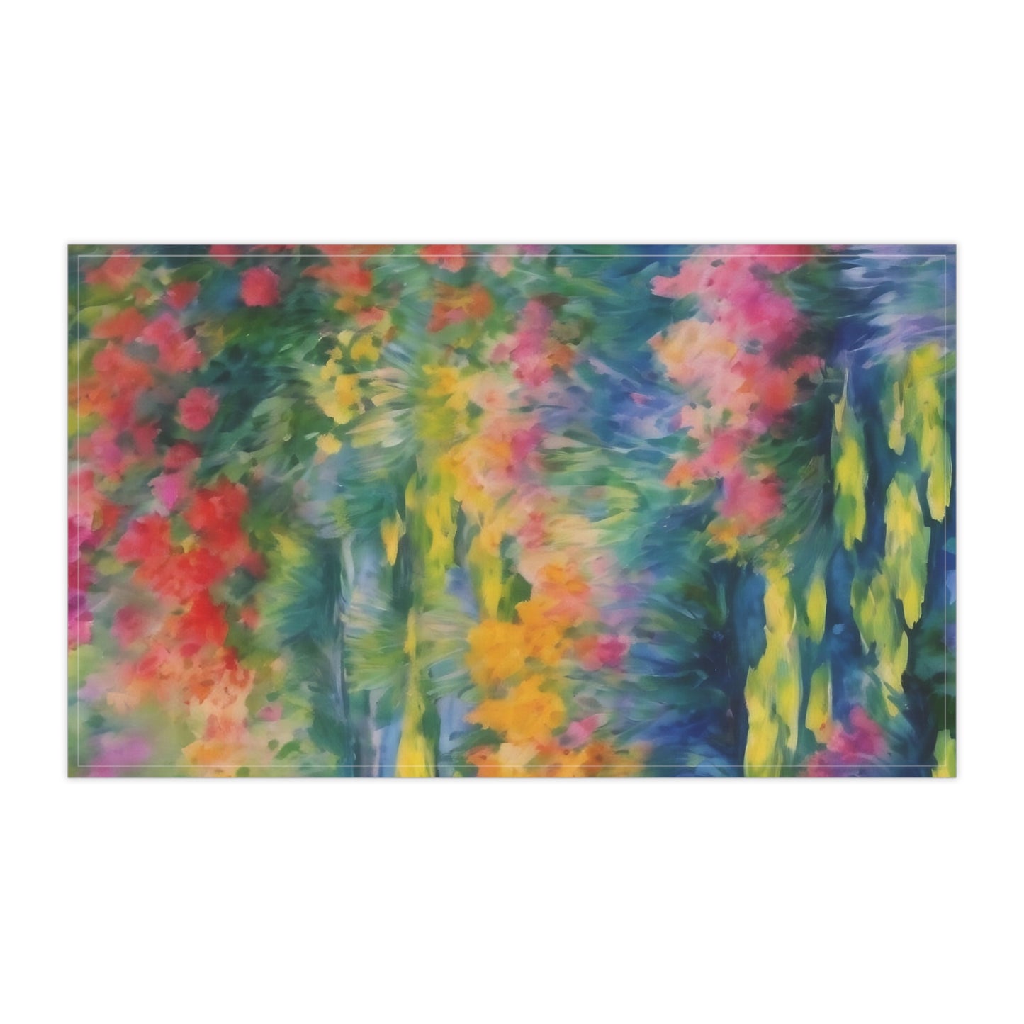 WILDFLOWER POND Tea Towels (cotton, poly)