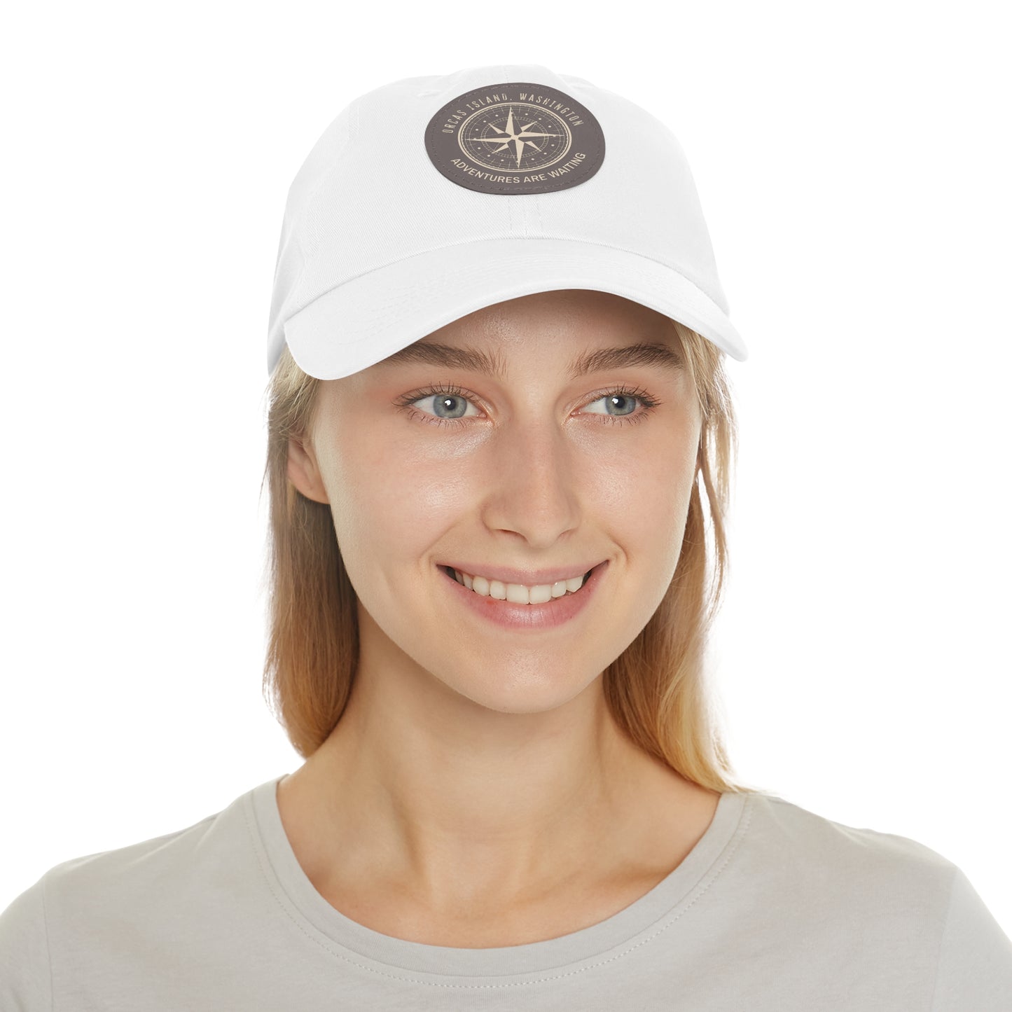 ORCAS COMPASS Hat with Leather Patch (Round)
