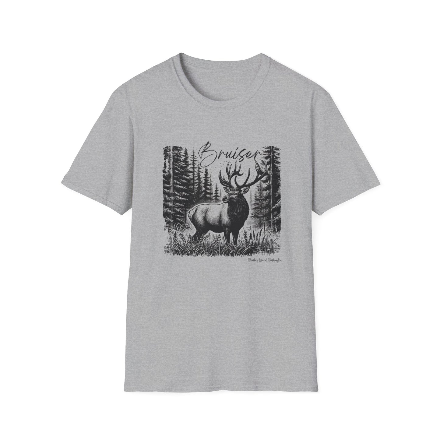 6 Bruiser - Whidbey Island Elk - Unisex Softstyle T-Shirt