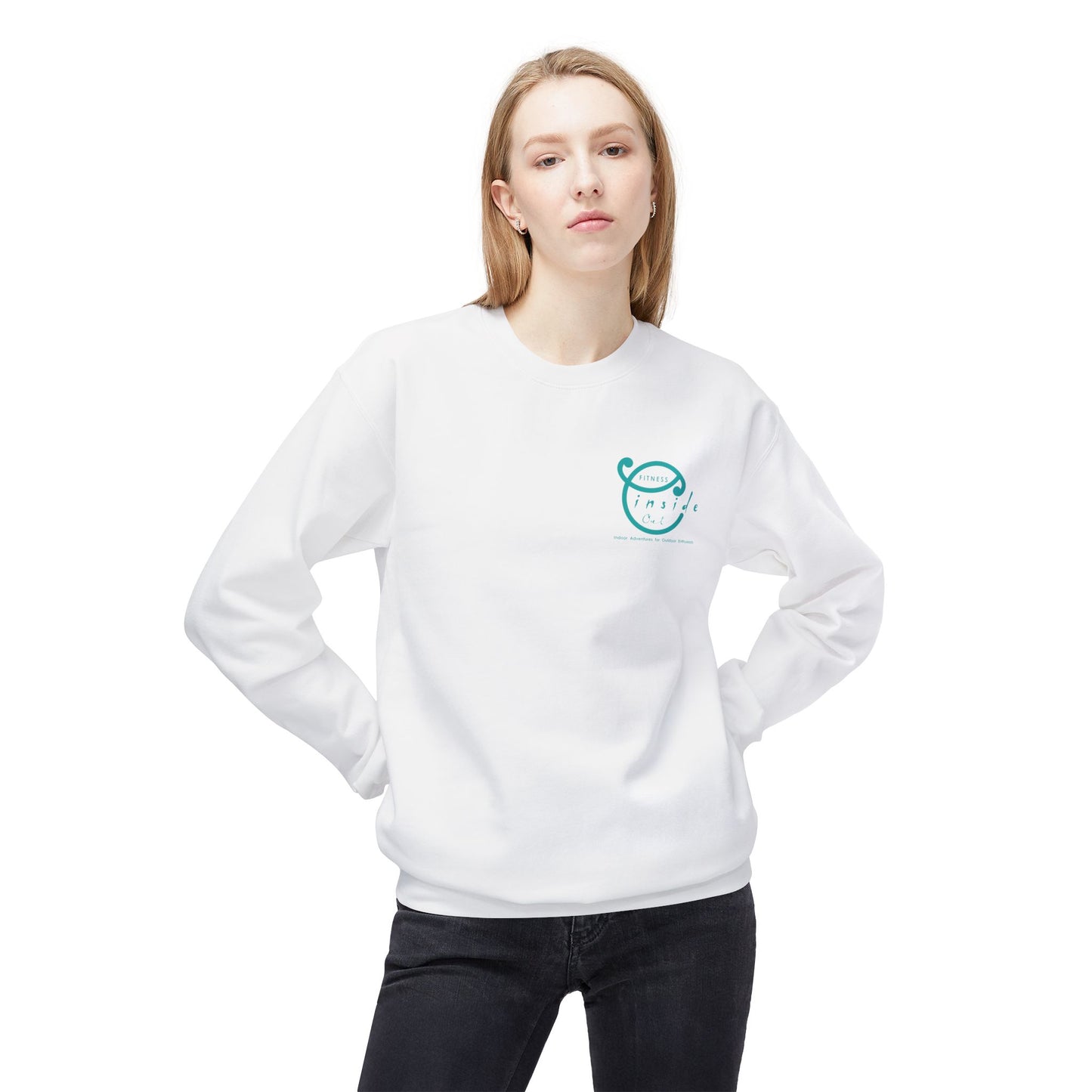 IO FITNESS Unisex Midweight Softstyle Fleece Crewneck Sweatshirt