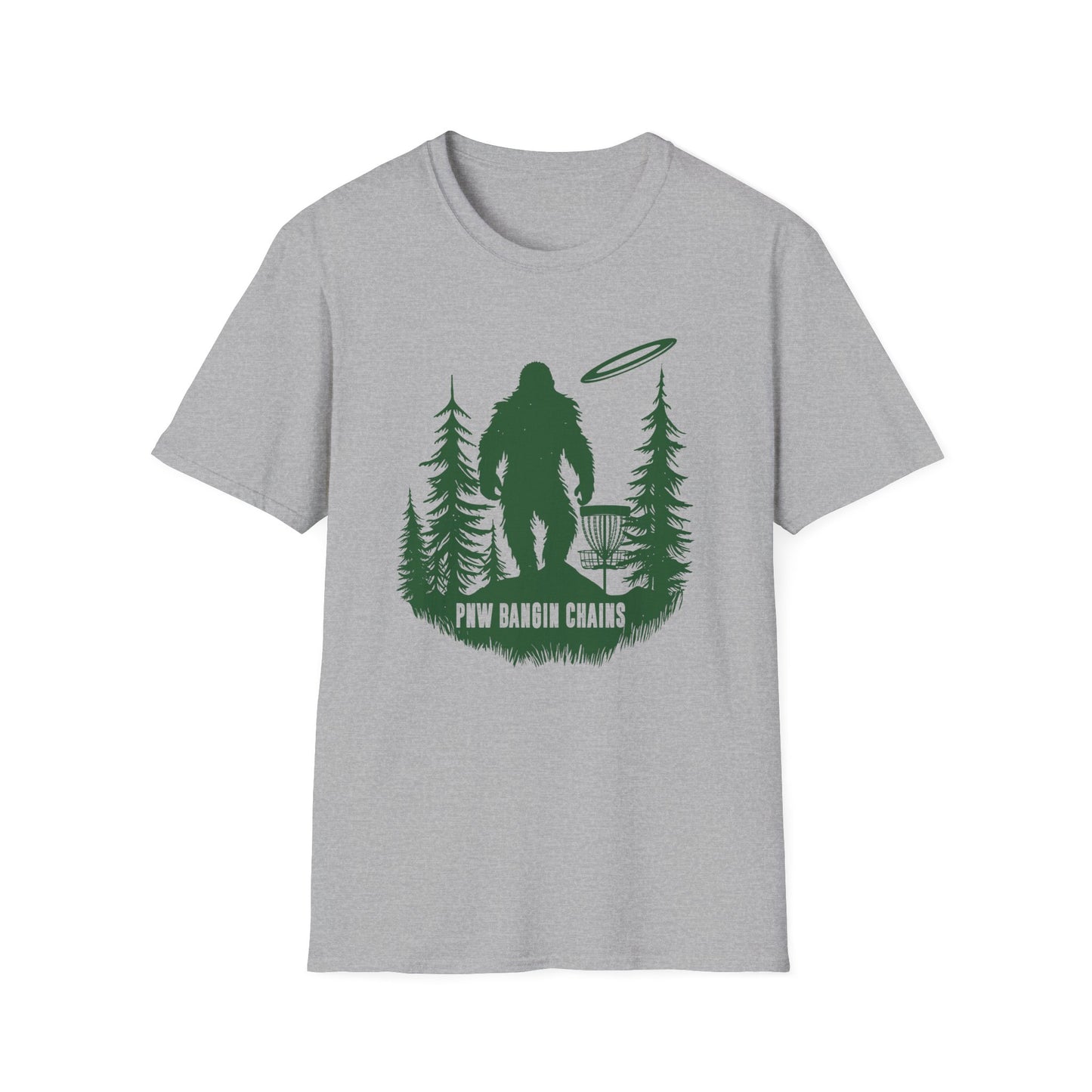 PNW BANGIN CHAINS - BIG FOOT Unisex Softstyle T-Shirt