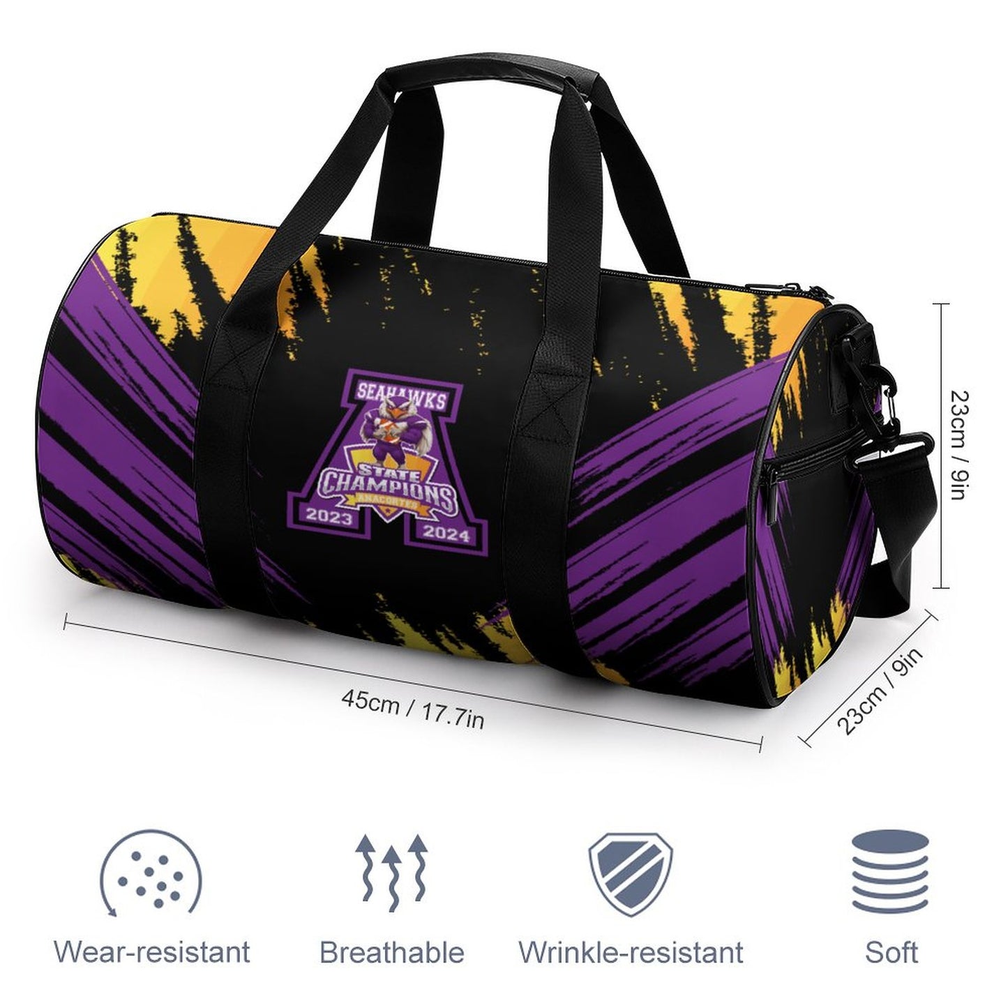 ANACORTES SEAHAWKS STATE CHAMP Gym Bag