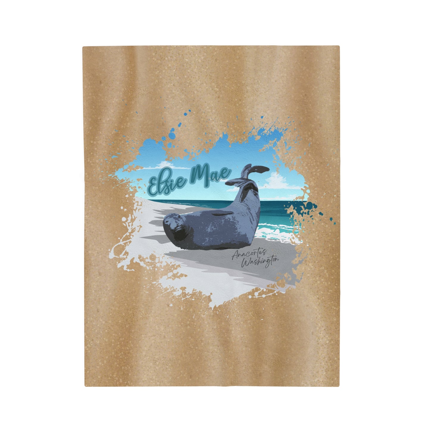ELSIE Velveteen Plush Blanket