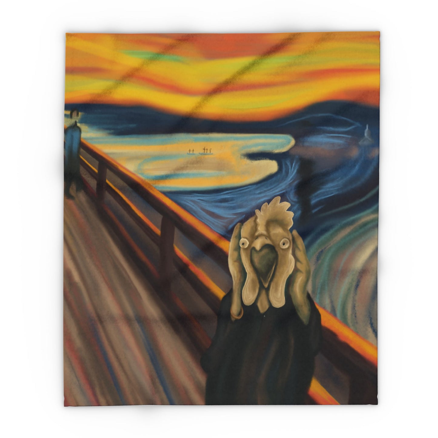 THE CLUCK BY MONUES Arctic Fleece Blanket
