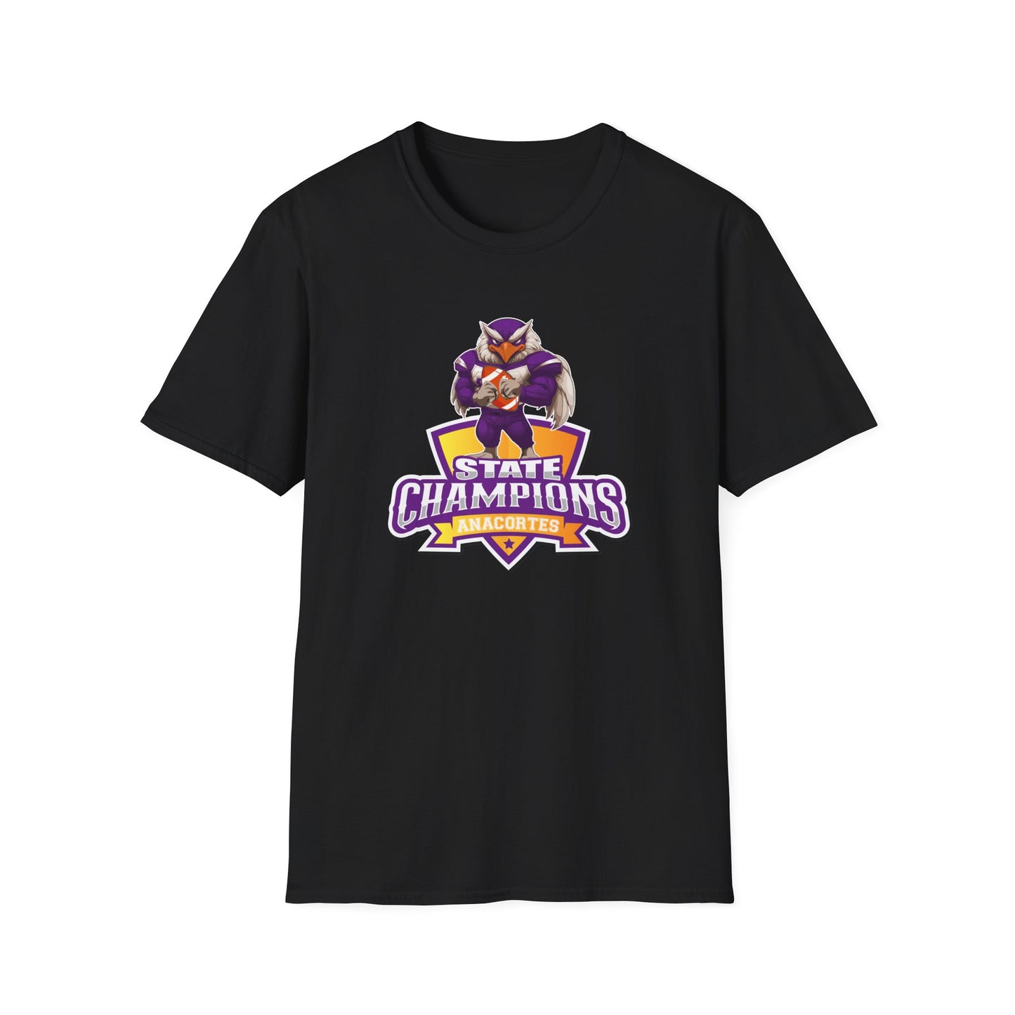 ANACORTES SEAHAWKS STATE CHAMP Unisex Softstyle T-Shirt