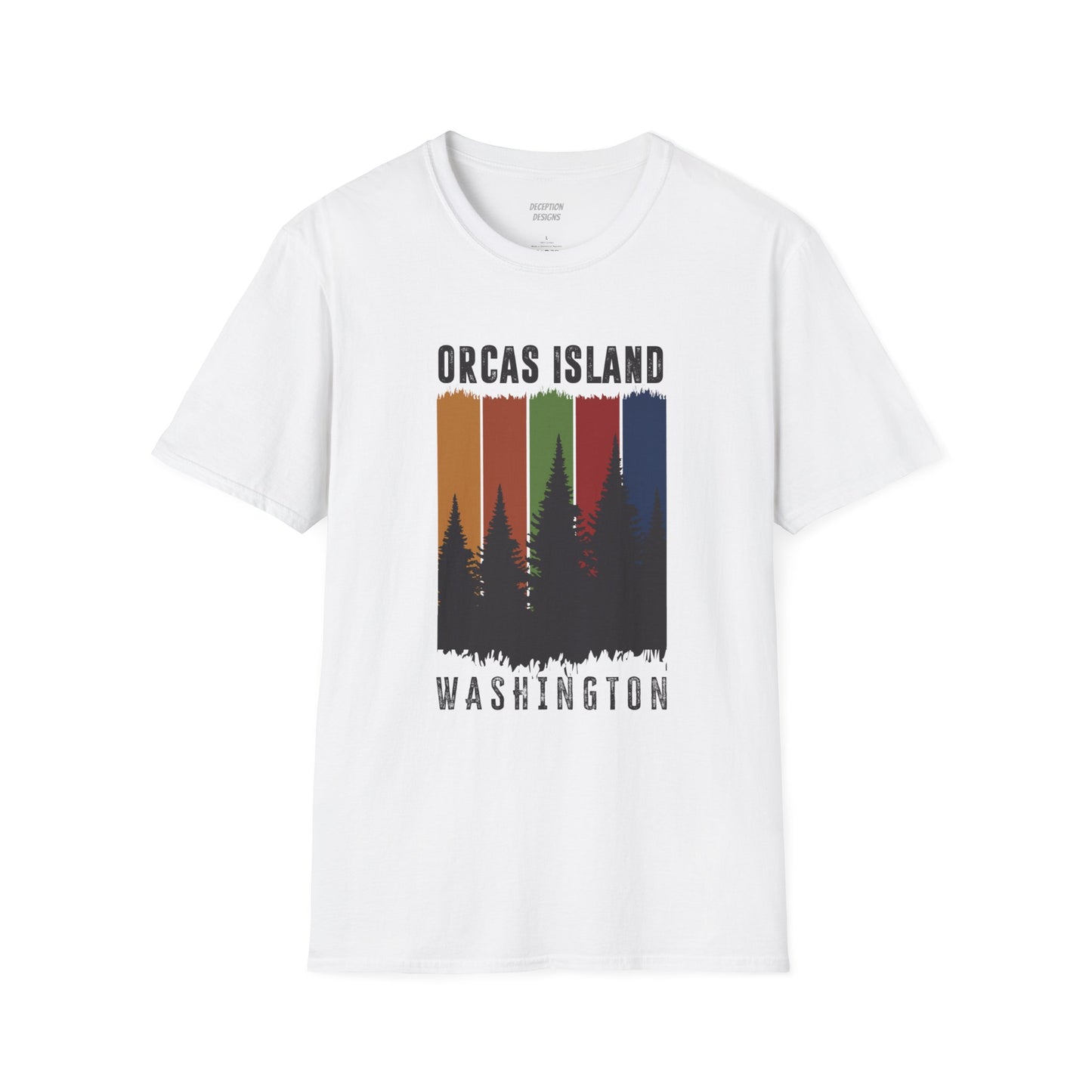 ORCAS ISLAND - Trees Unisex Softstyle T-Shirt