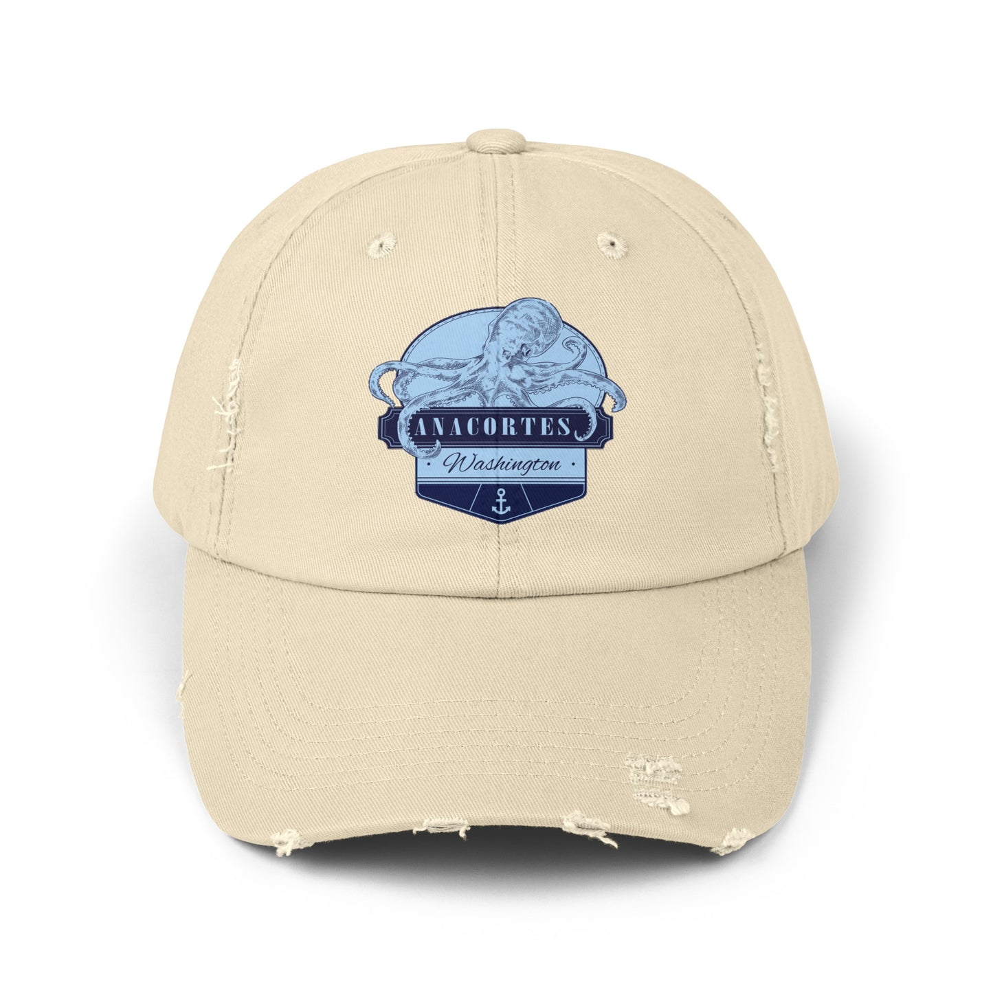 Octopus Anacortes Unisex Distressed Cap