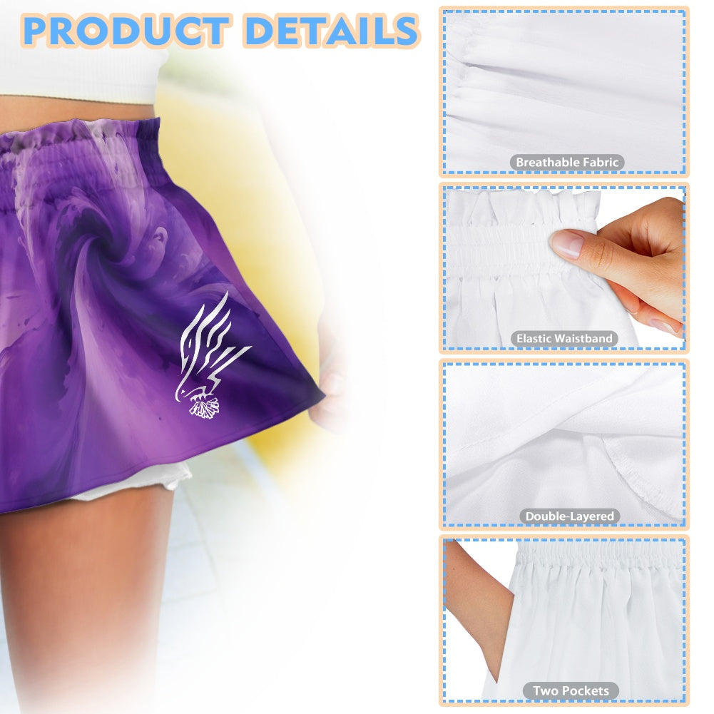 ANACORTES CHEERLEADING Children's high waist shorts
