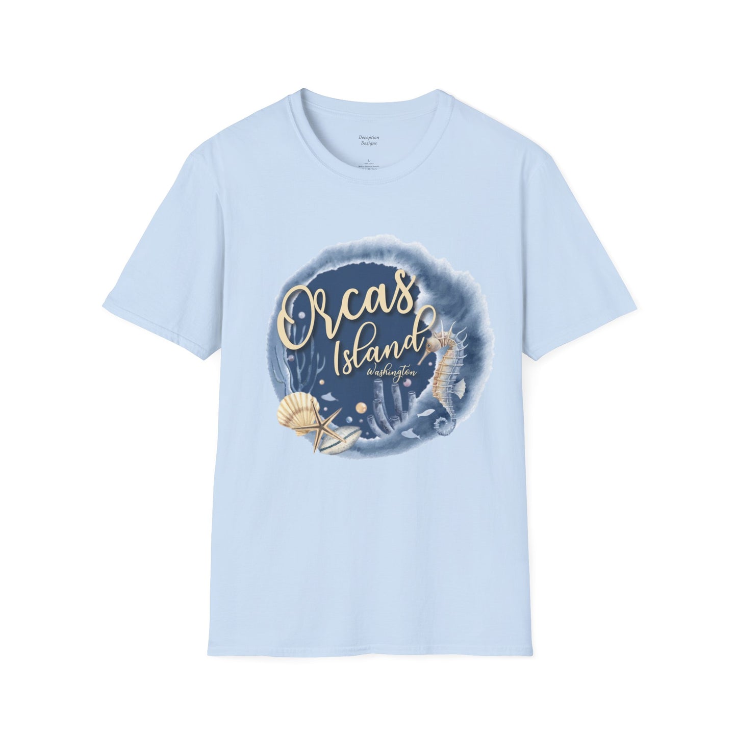 ORCAS ISLAND - SeaScape Unisex Softstyle T-Shirt - Bulk