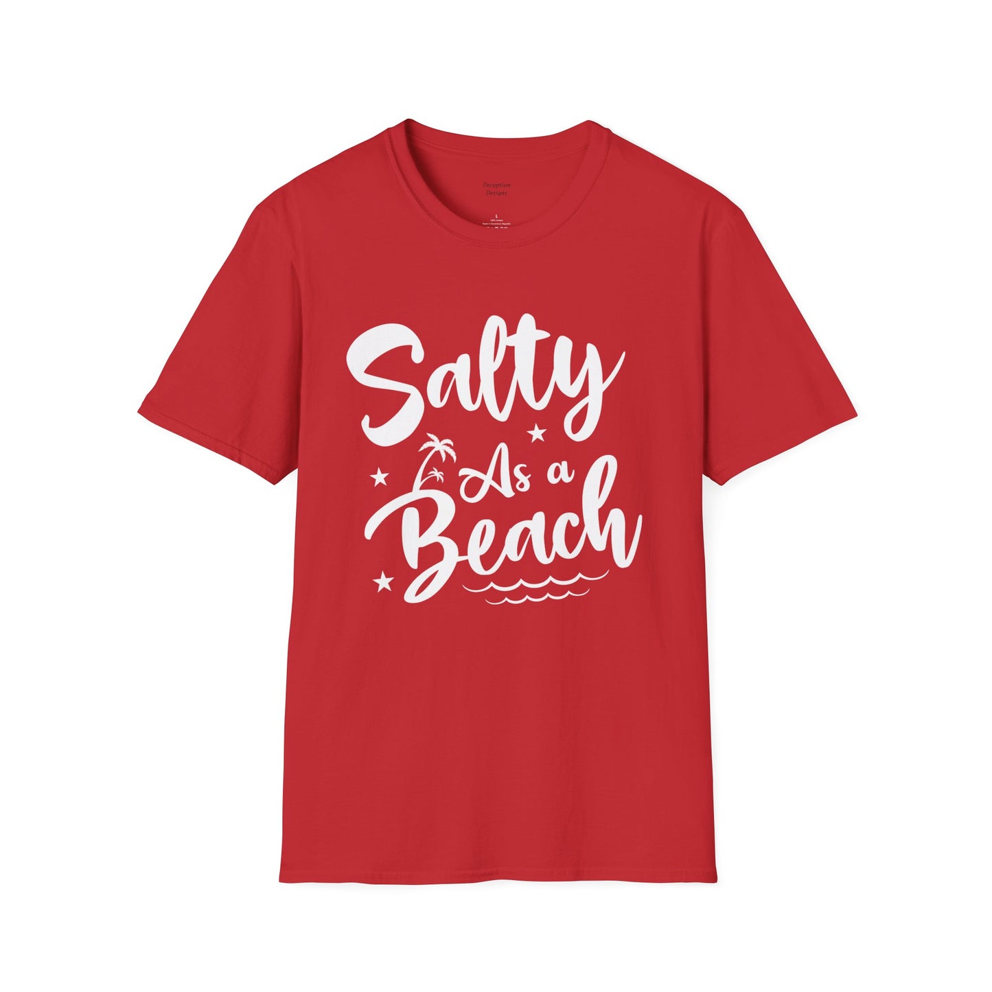 SALTY AS A BEACH Unisex Softstyle T-Shirt - Bulk