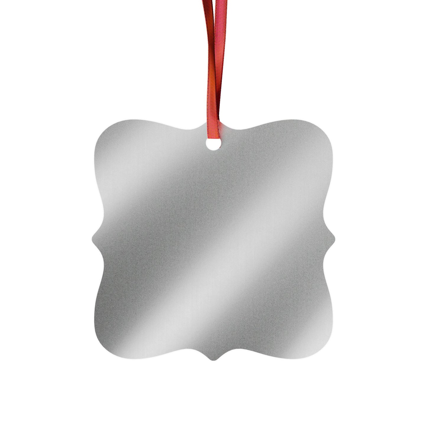 SAMPLE CUSTOM Aluminum Ornaments Square, Scalloped Corner, and Medallion