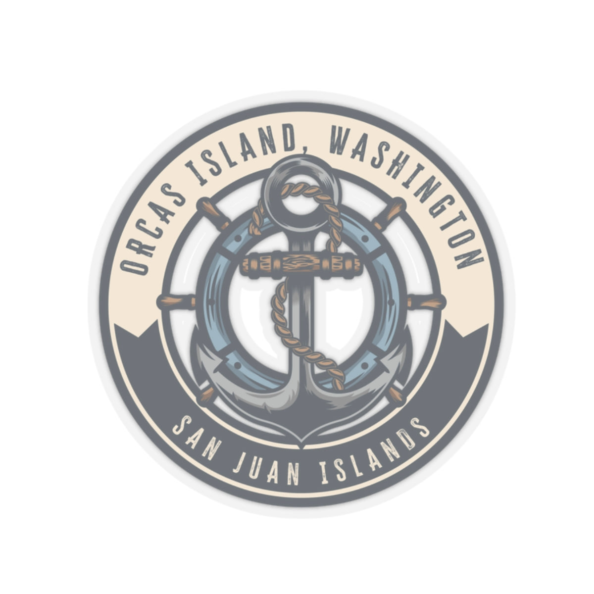ORCAS ANCHOR Sticker