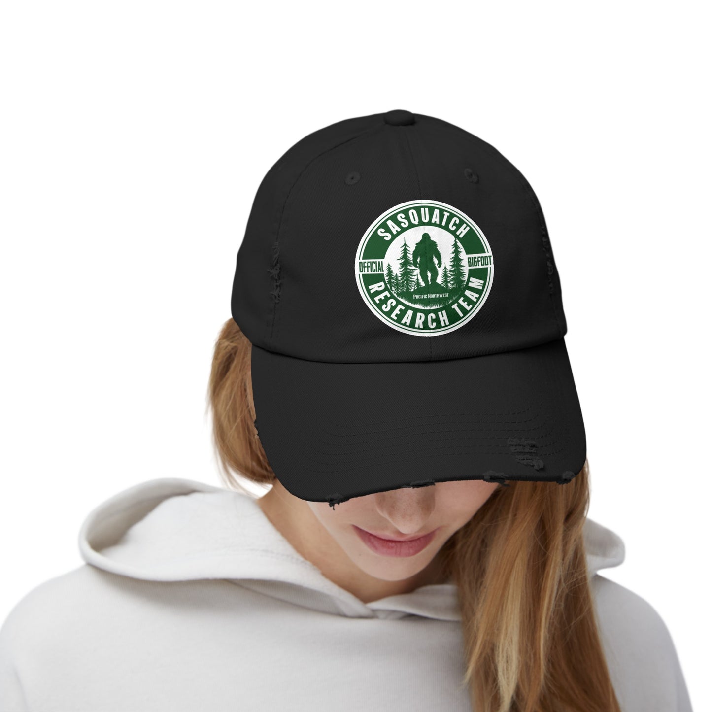 SASQUATCH - PNW Unisex Distressed Cap
