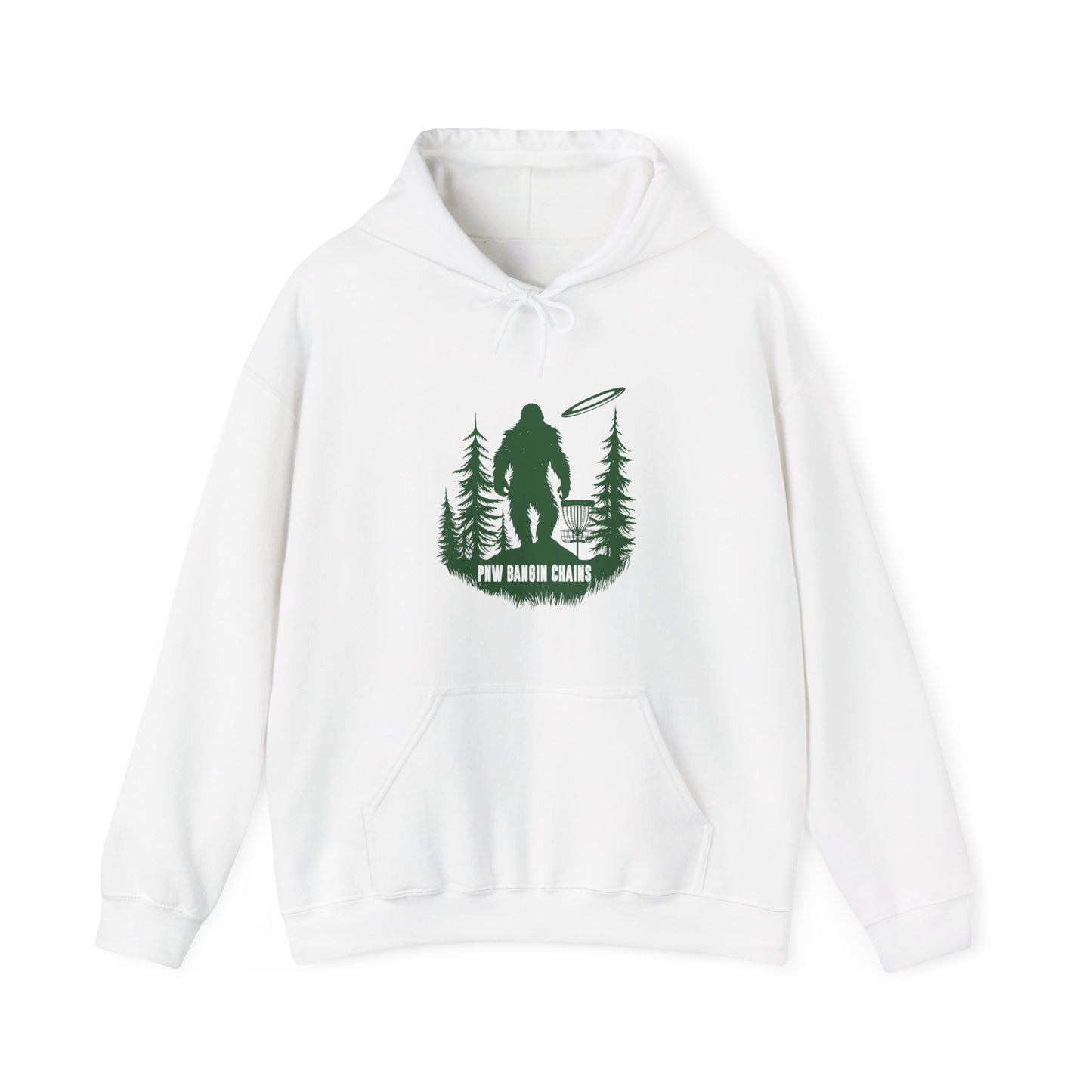 PNW BANGIN CHAINS - BIG FOOT, Unisex Heavy Blend™ Hooded Sweatshirt